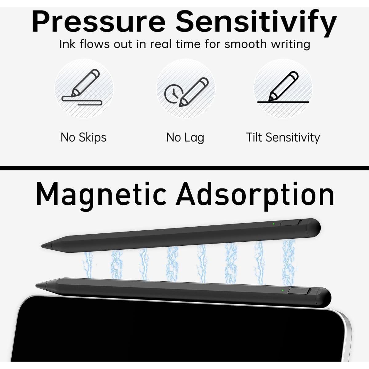 Uogic Stylus Pen para iPad con Bluetooth y Rechazo de Palma