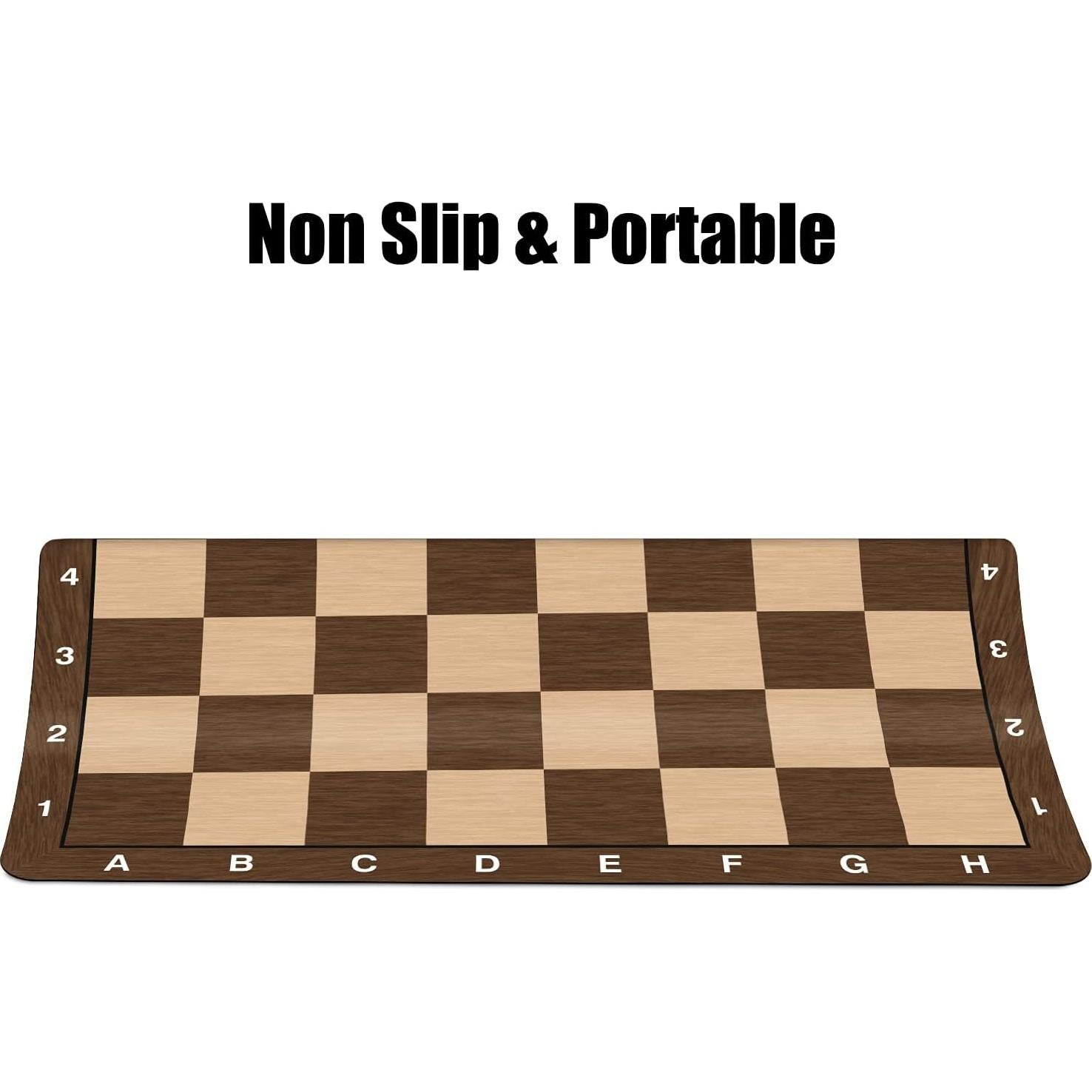 Tablero de Ajedrez LEAP 50.8 cm Antideslizante Plegable