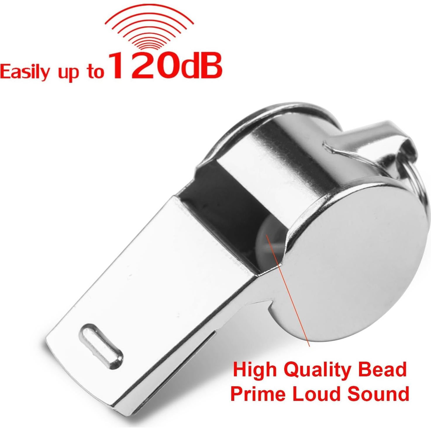 Silbato Deportivo Fya de Acero Inoxidable 12PCS con Cordón