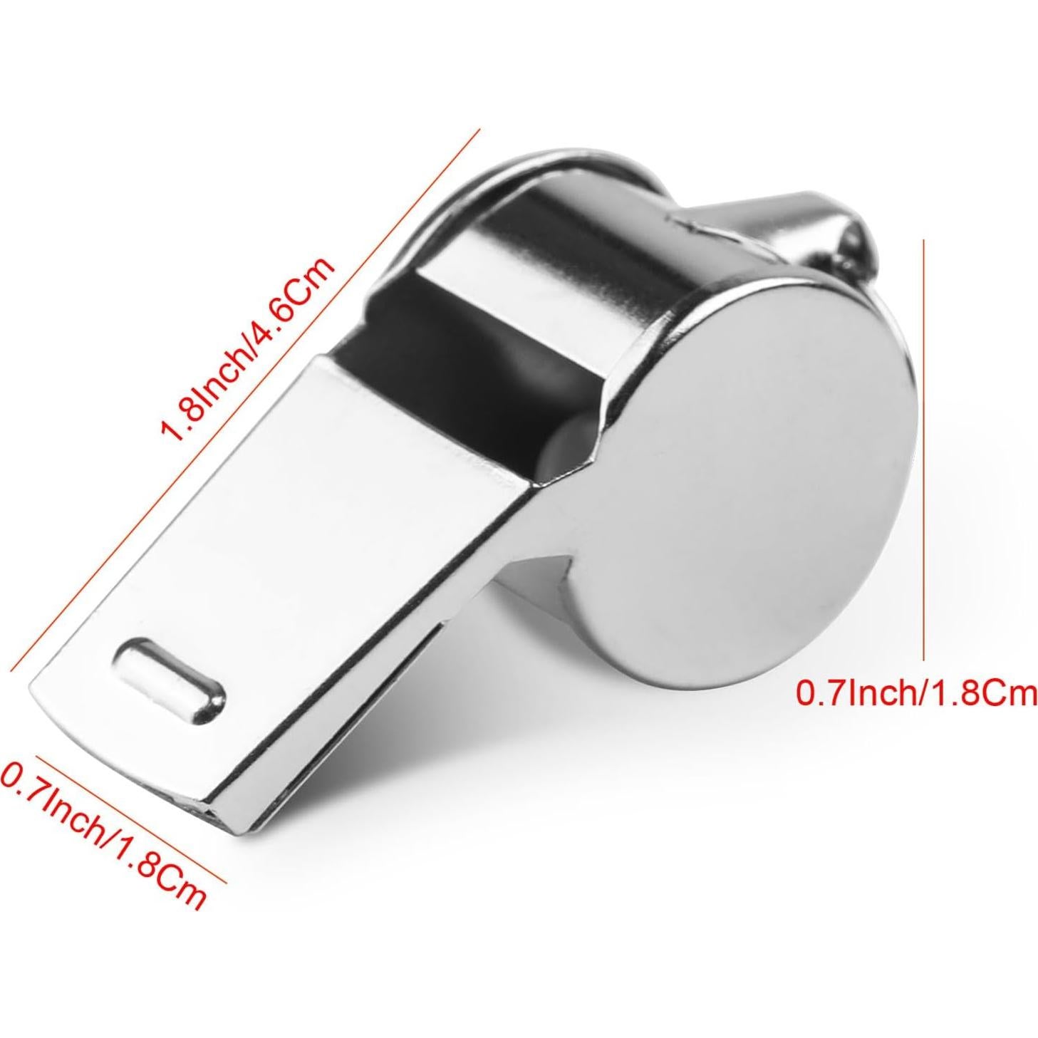 Silbato Deportivo Fya de Acero Inoxidable 12PCS con Cordón