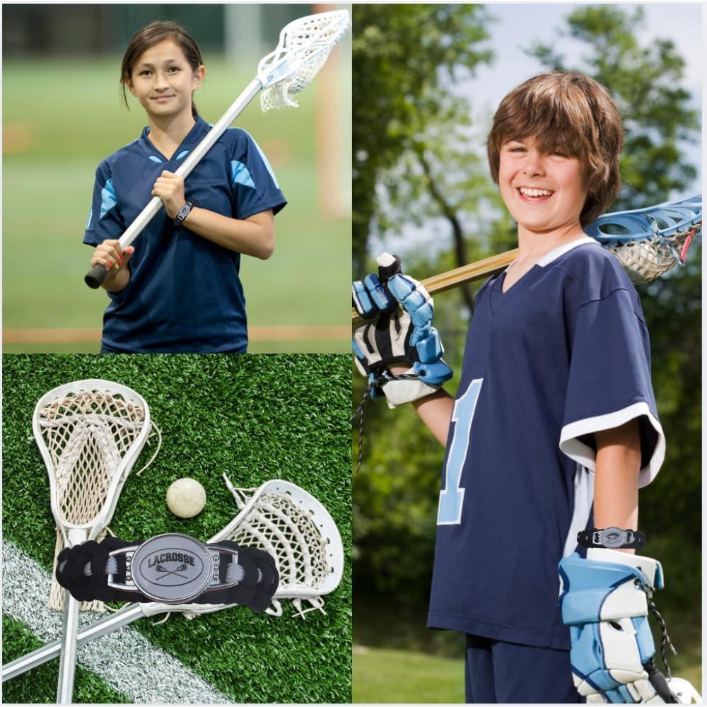 Pulsera de Paracord Lacrosse Negra Colección Infinita - Ajustable