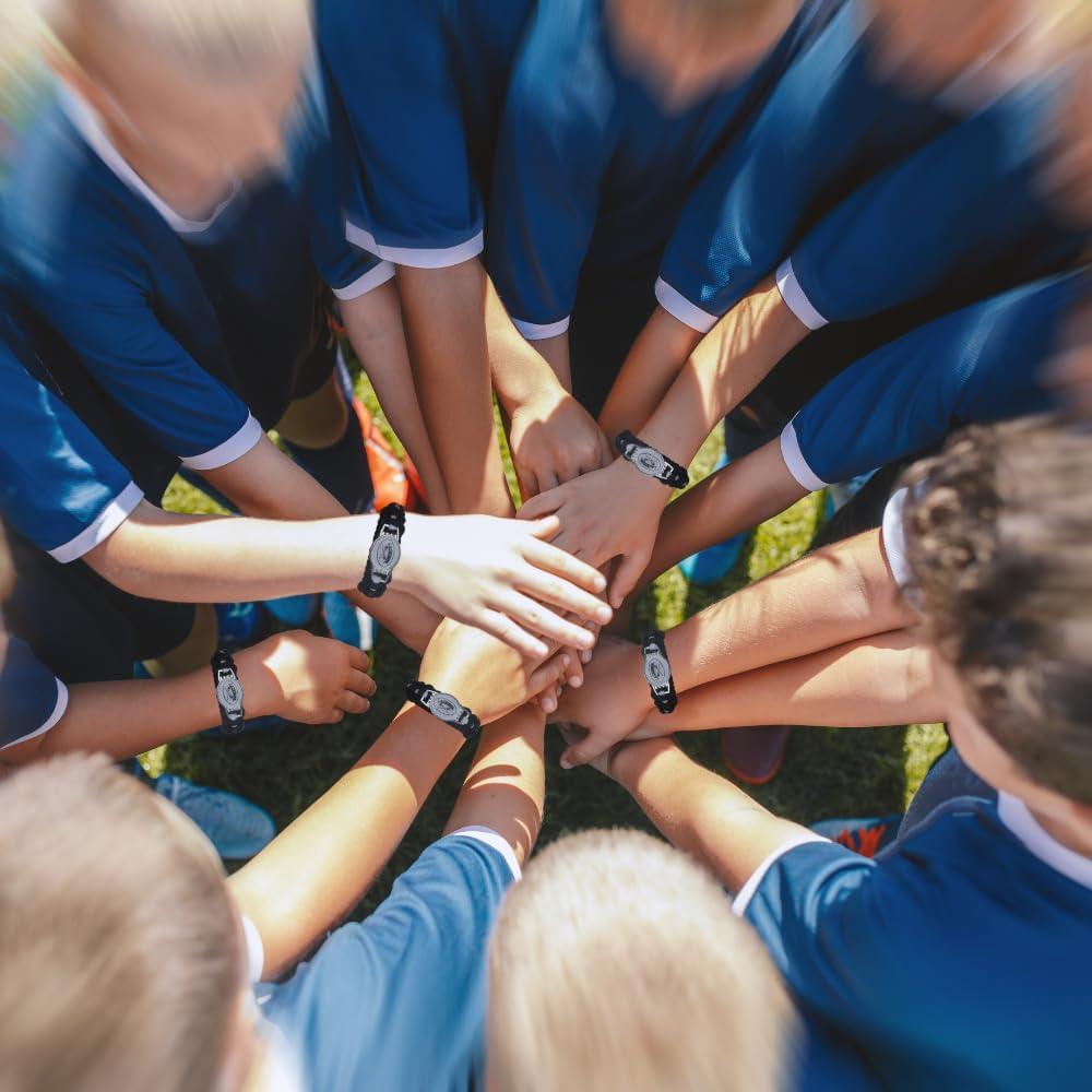 Pulsera de Paracord Lacrosse Negra Colección Infinita - Ajustable