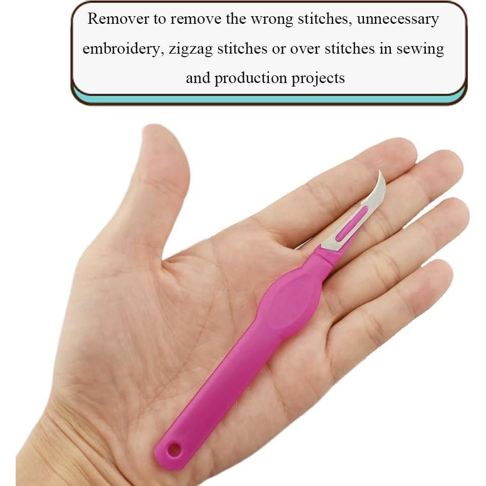 Desgarrador de Costuras HAHIYO Rosa Ergonómico 13.8 cm