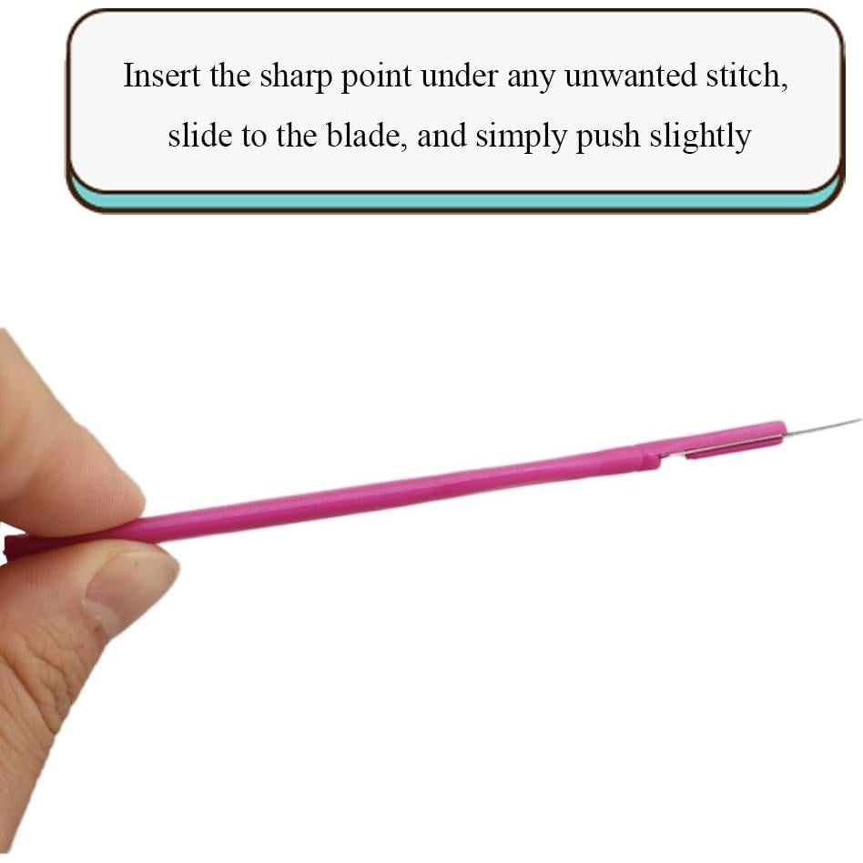 Desgarrador de Costuras HAHIYO Rosa Ergonómico 13.8 cm