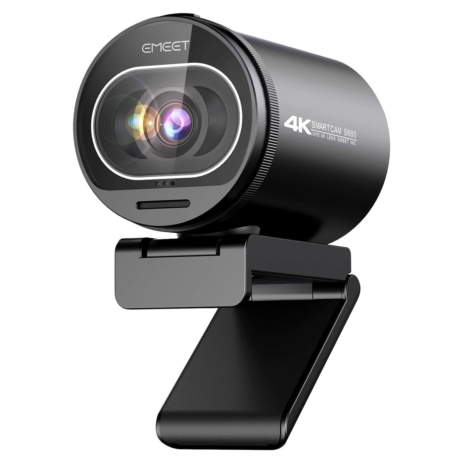 EMEET S600 Webcam 4K Sony PDAF 1080P 60FPS Micrófonos