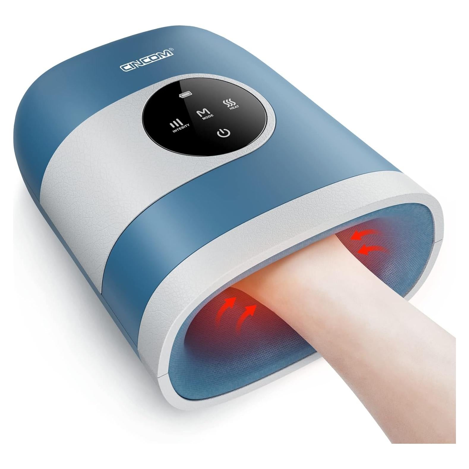 Masajeador de Mano CINCOM Inalámbrico con Calor y Compresión