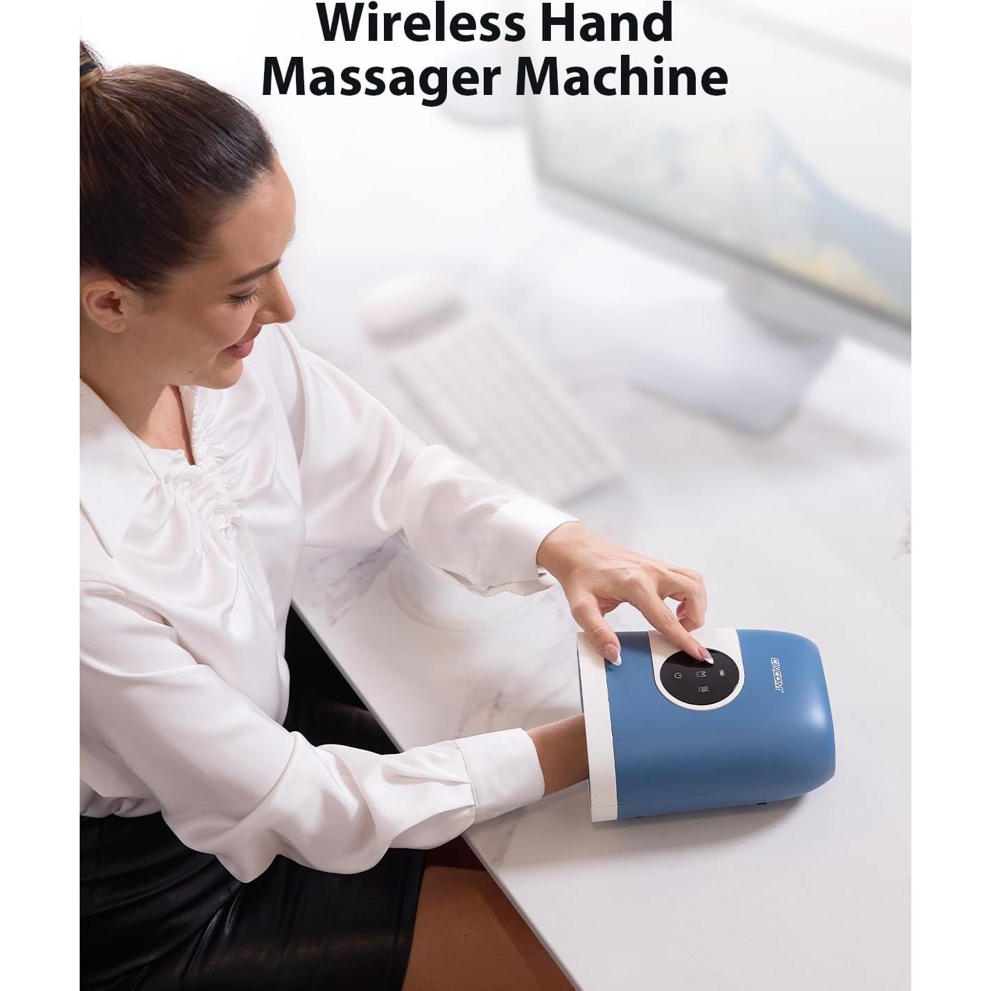 Masajeador de Mano CINCOM Inalámbrico con Calor y Compresión