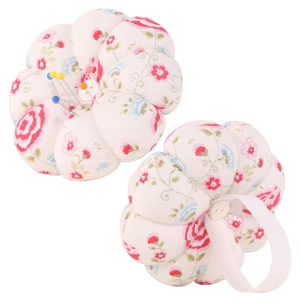 Almohadilla para Alfileres Neoviva Calabaza 10x10cm Rosa