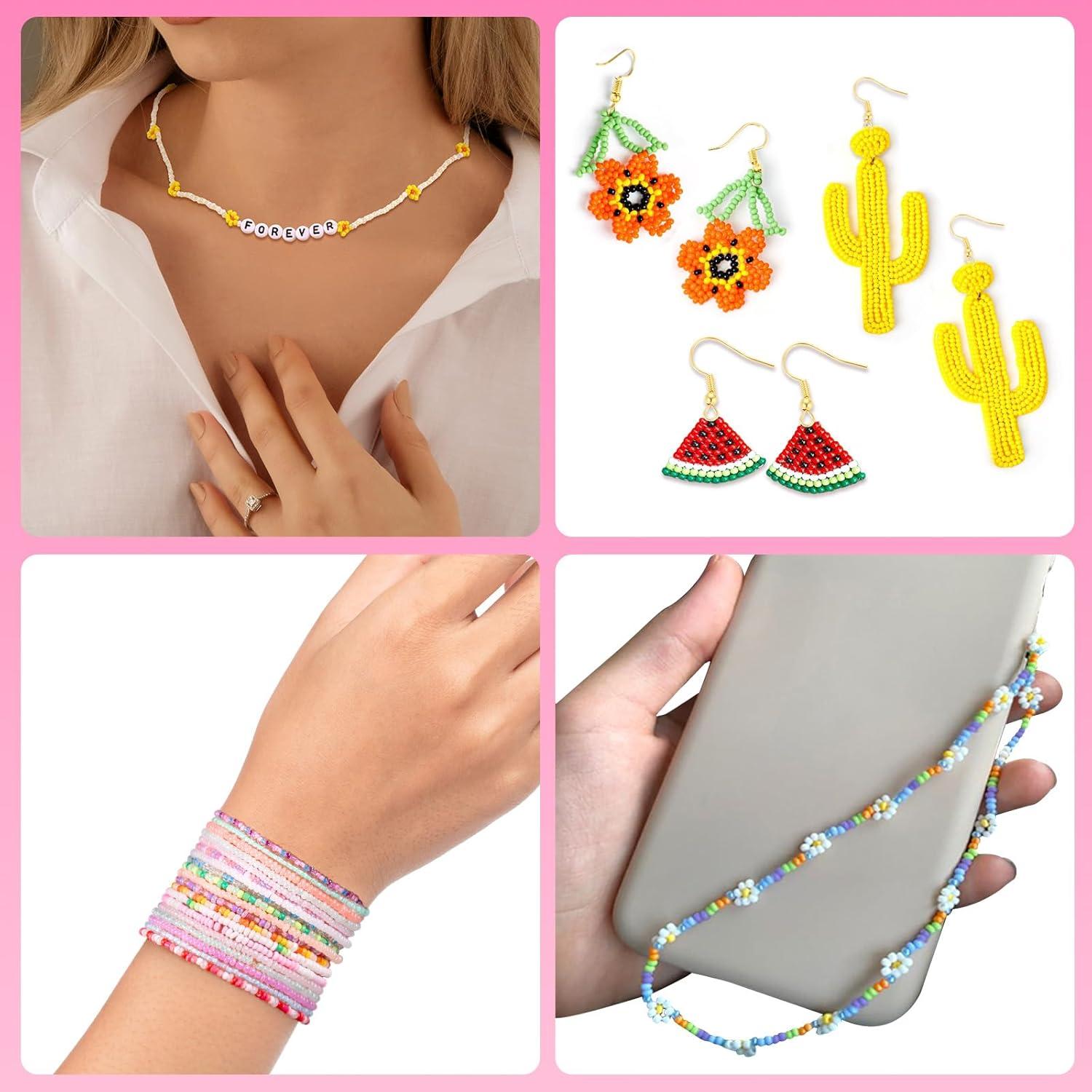 Kit de Perlas de Joyería Funtopia 61000pcs 2mm 120 Colores