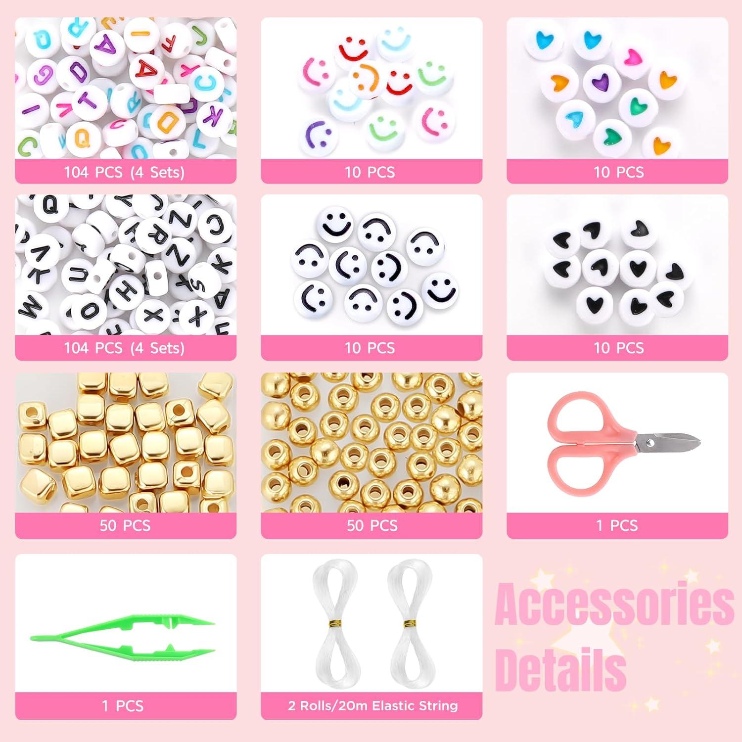 Kit de Perlas de Joyería Funtopia 61000pcs 2mm 120 Colores