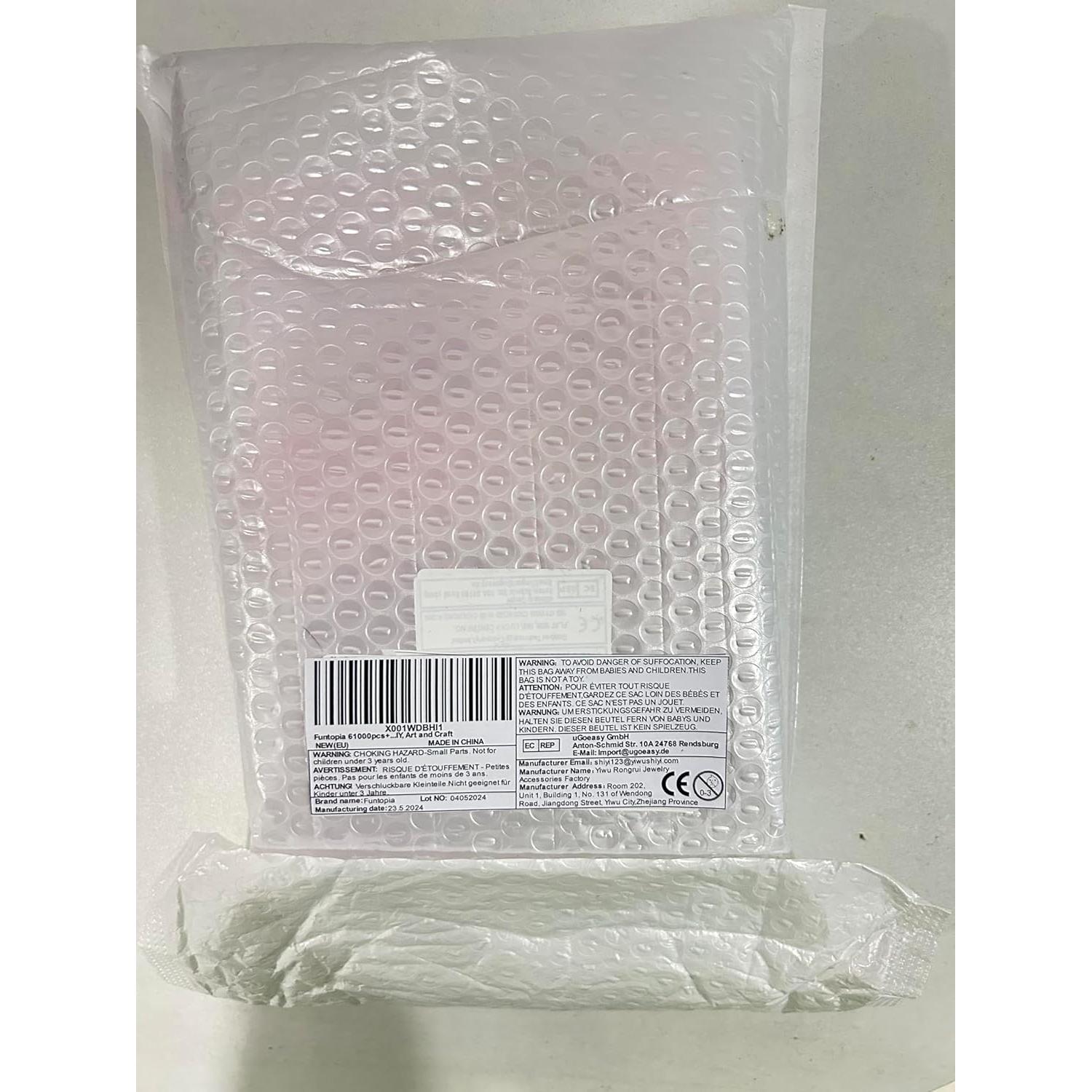 Kit de Perlas de Joyería Funtopia 61000pcs 2mm 120 Colores