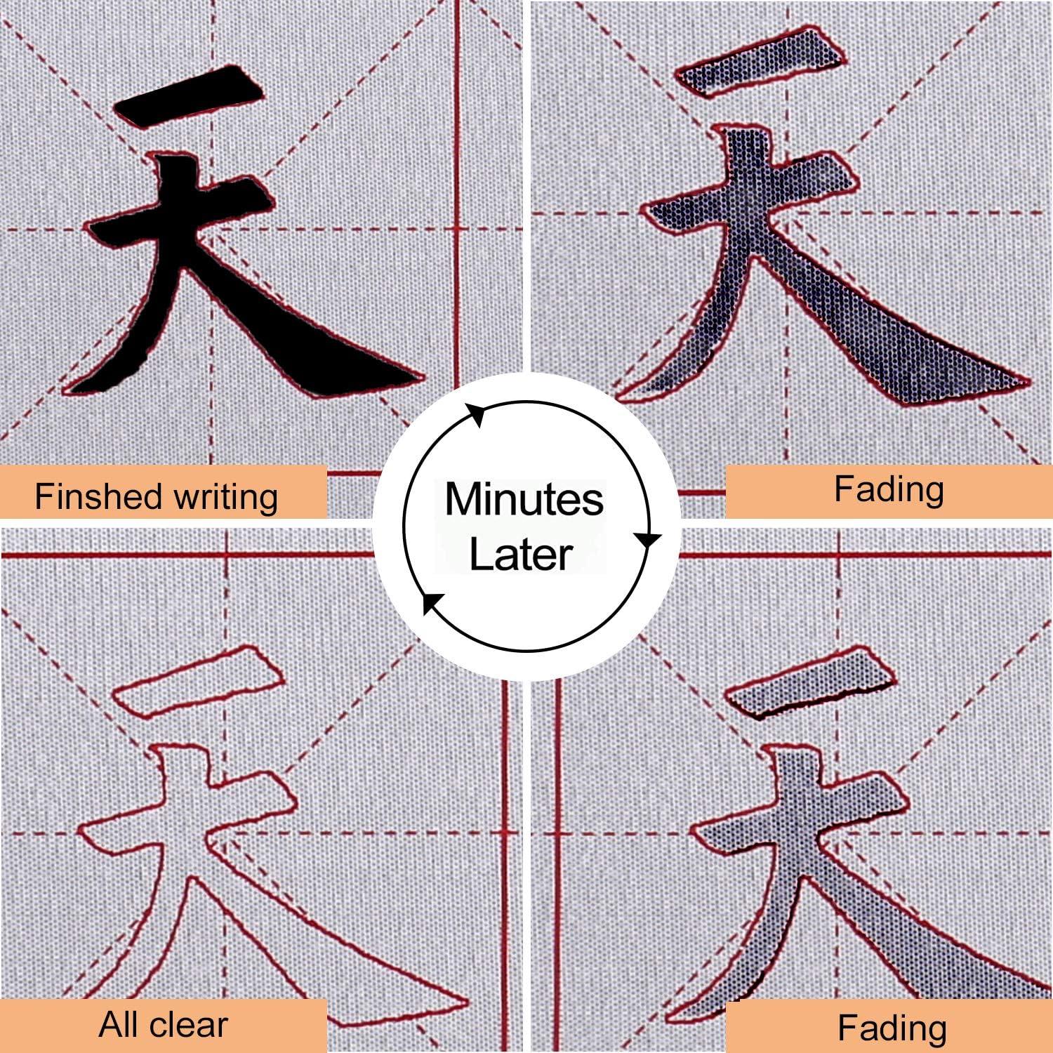 Conjunto de Caligrafía China MEGREZ con Tela Mágica y Pincel