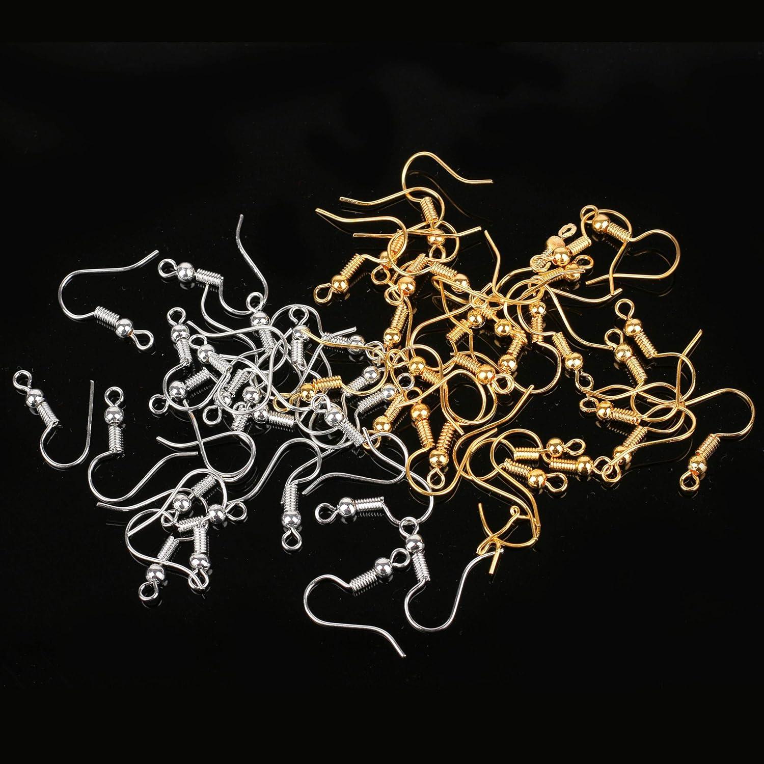 Ganchos para Aretes Bylion de Acero Inoxidable - 400 Piezas Dorado