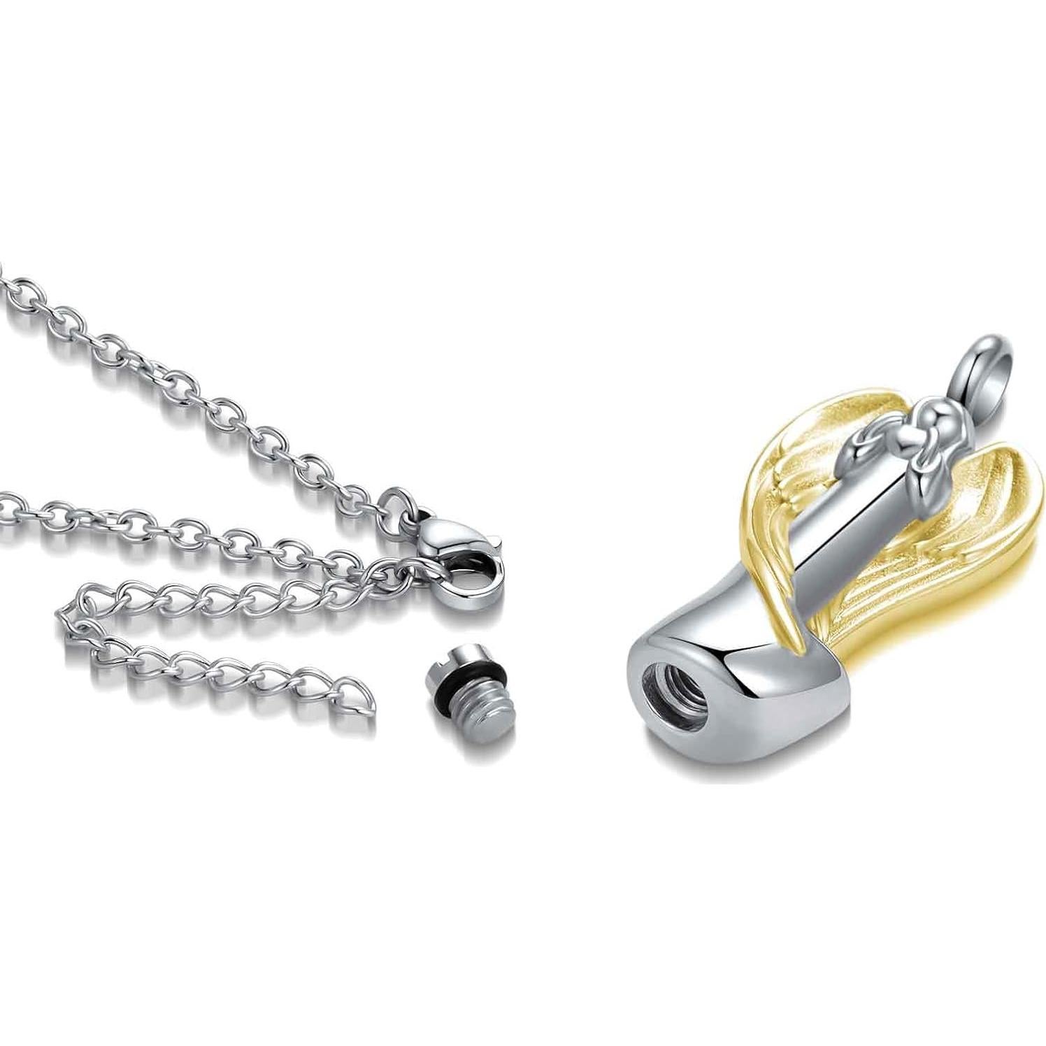 Collar de Urna Celta QeenseKc para Cenizas Acero Inoxidable