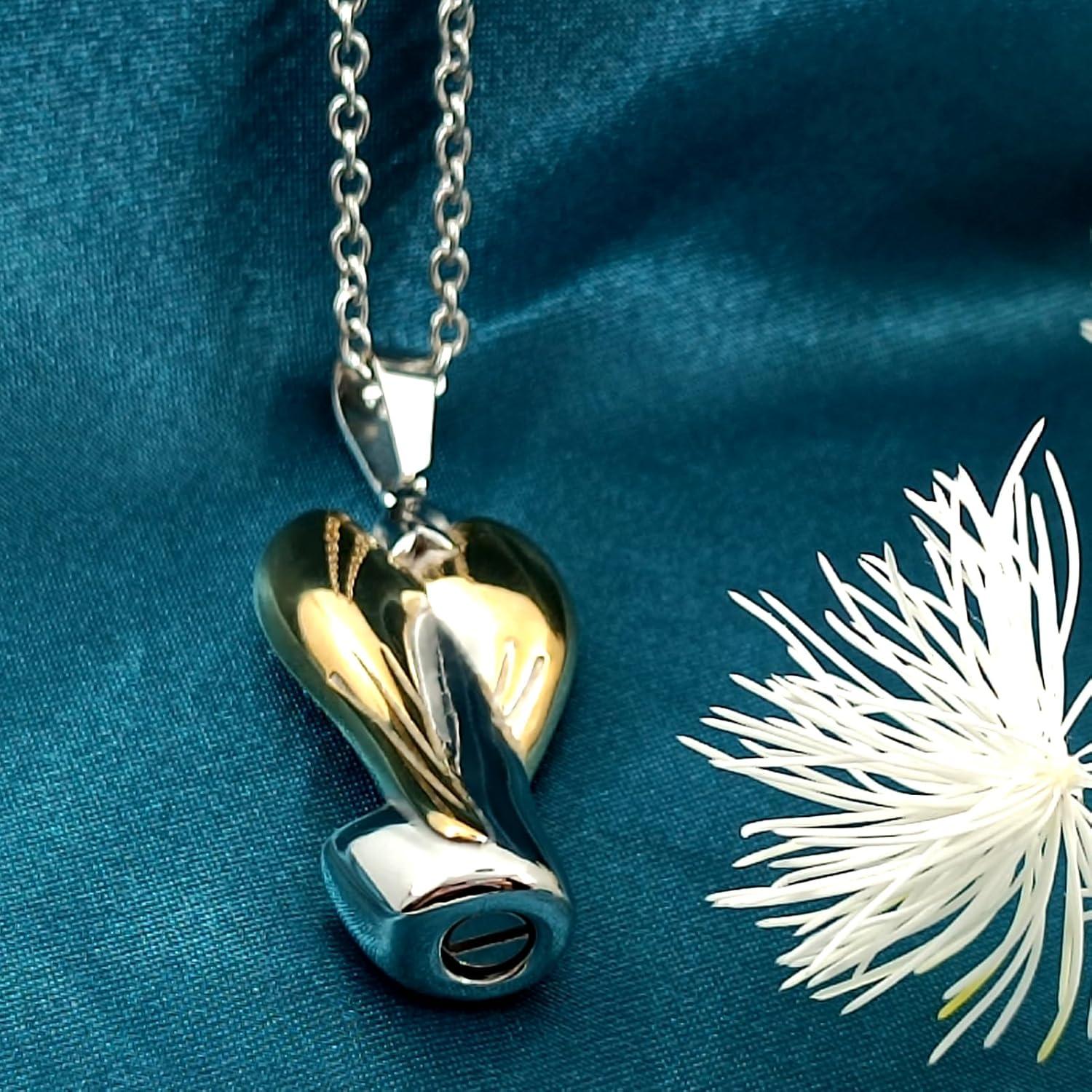 Collar de Urna Celta QeenseKc para Cenizas Acero Inoxidable