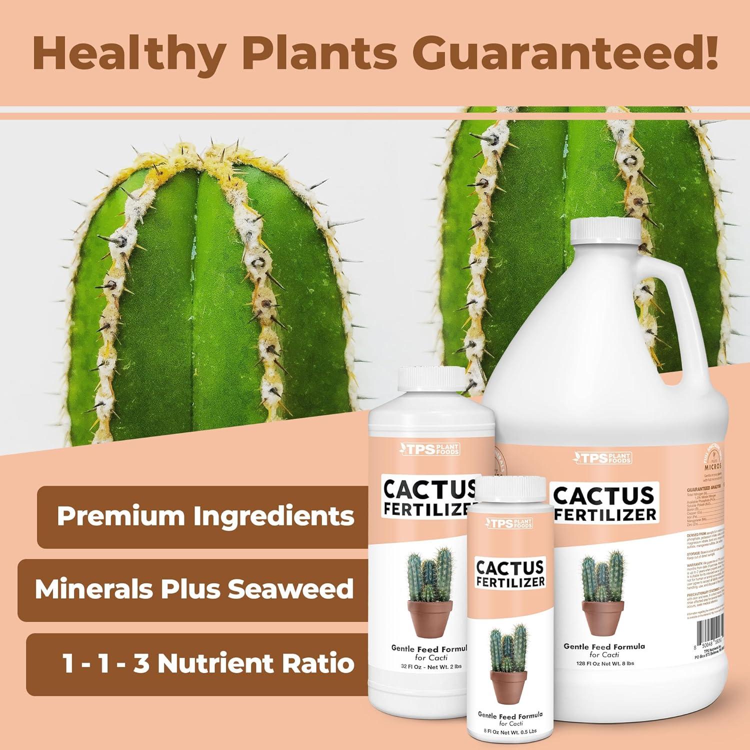 Fertilizante Líquido TPS Nutrients para Cactus y Plantas del Desierto 0.95L
