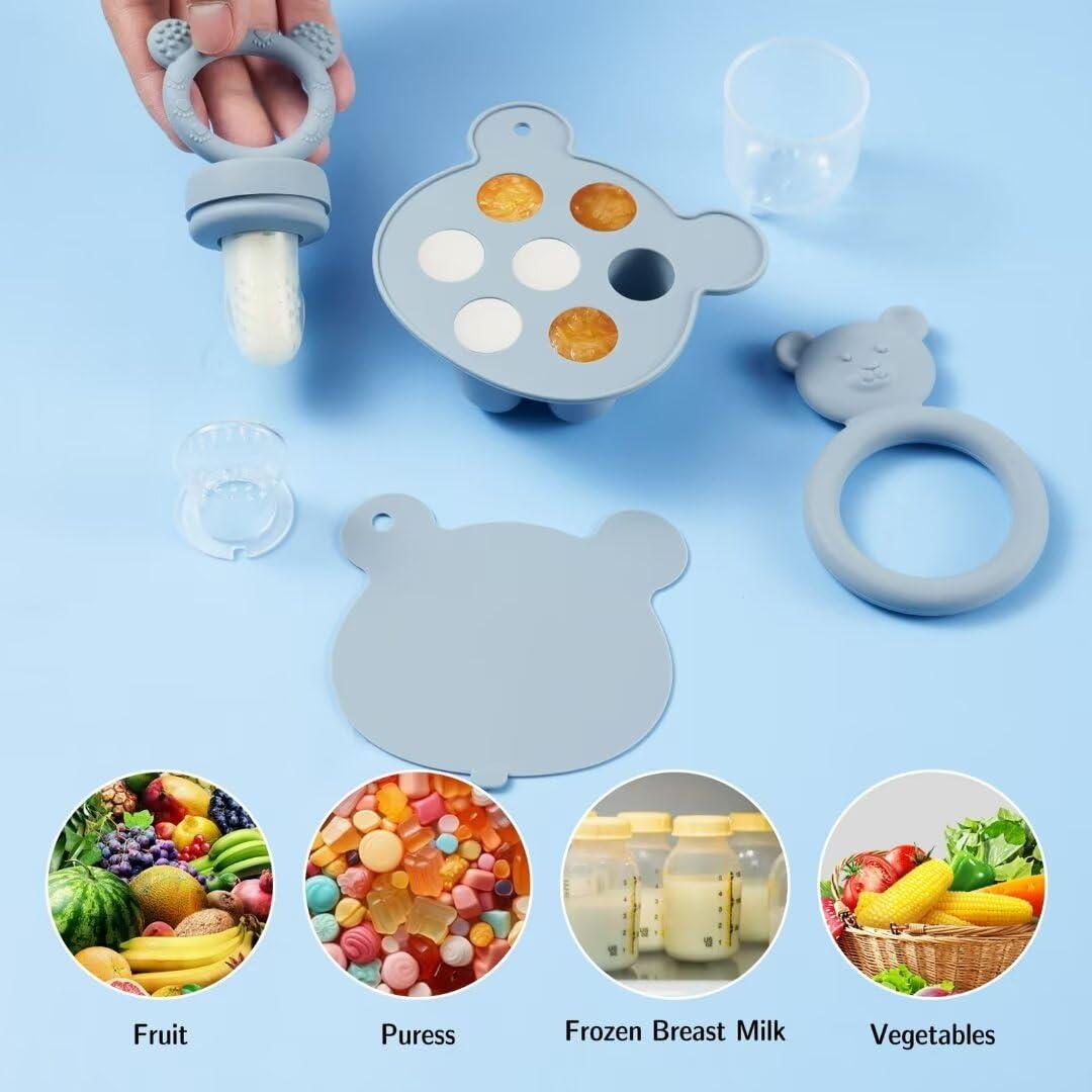 Alimentador de Frutas y Mordedor KEERT para Bebés 3-12 Meses