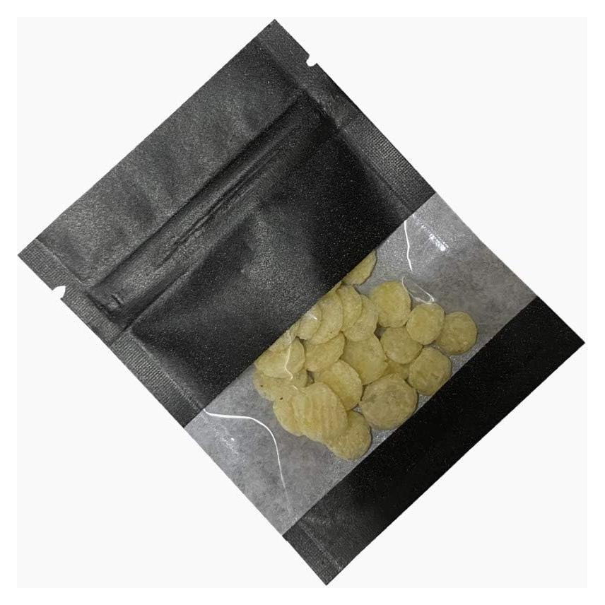 Bolsas de Papel Kraft Negro FERENLI 100 Pcs 7x9 cm Reutilizables