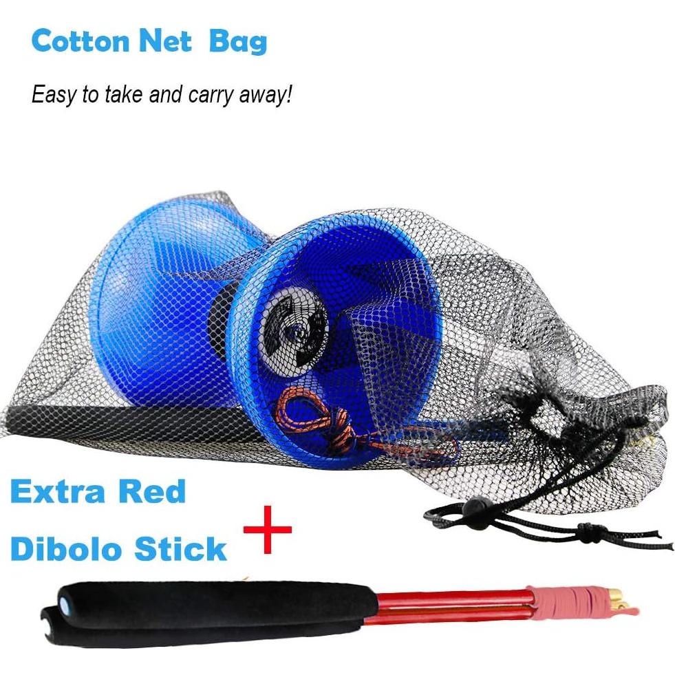 Diabolo Profesional MAGICYOYO MD01 5" Azul con Palos y Cuerdas