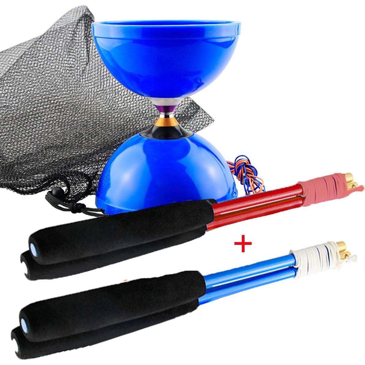 Diabolo Profesional MAGICYOYO MD01 5" Azul con Palos y Cuerdas