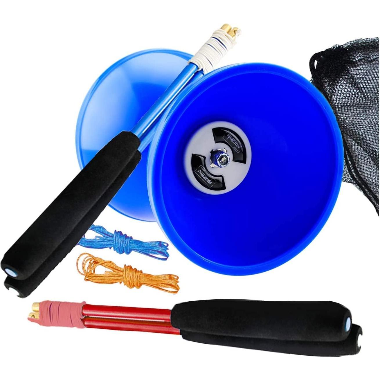 Diabolo Profesional MAGICYOYO MD01 5" Azul con Palos y Cuerdas
