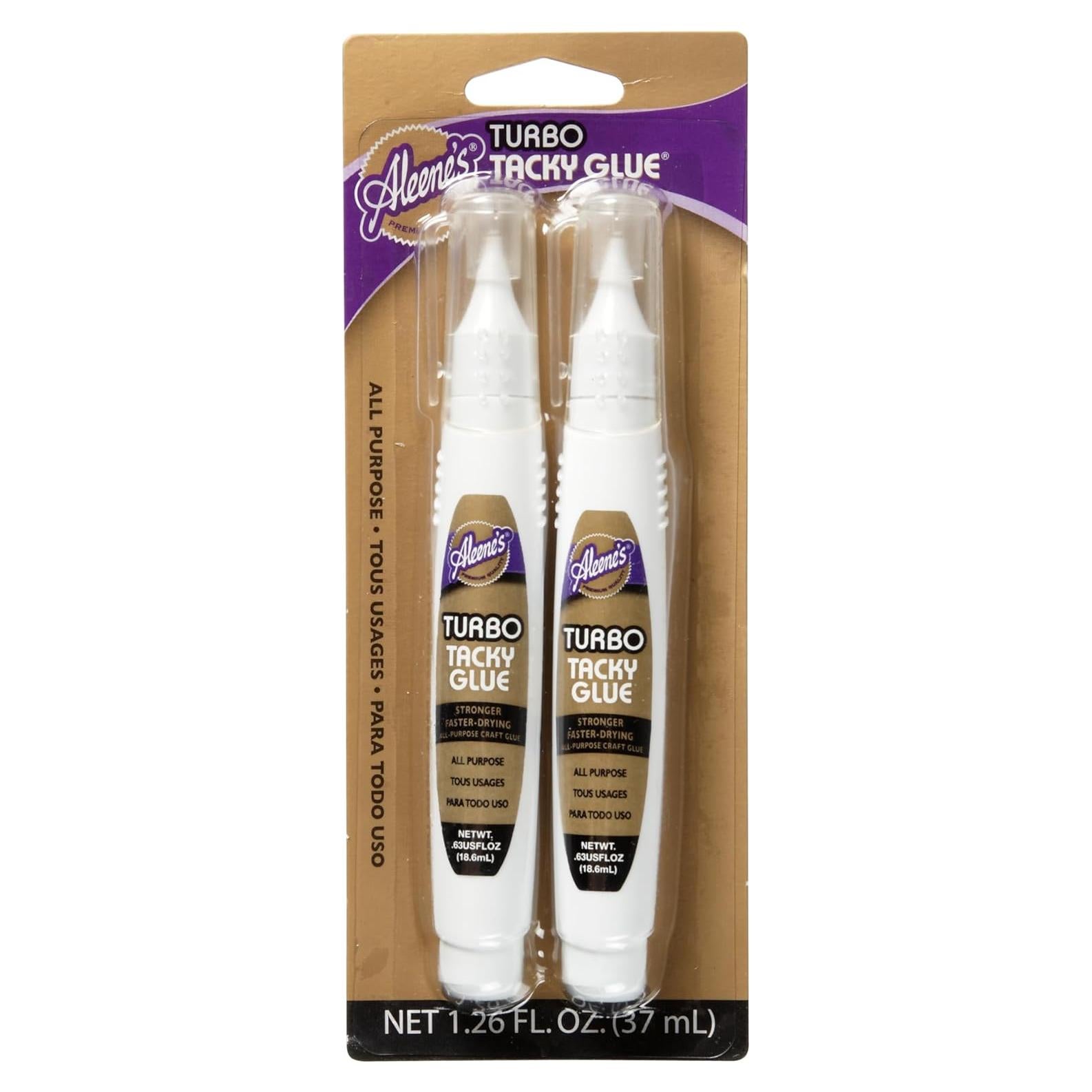 Bolígrafos de Pegamento Tacky Turbo Aleene's 2 Pack 18.79 ml