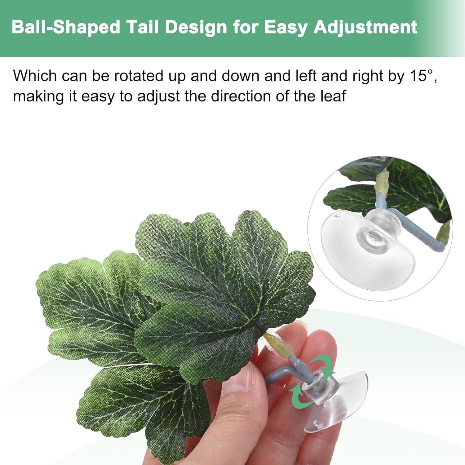 Almohadillas de Hoja para Peces Betta M METERXITY - 2 Piezas