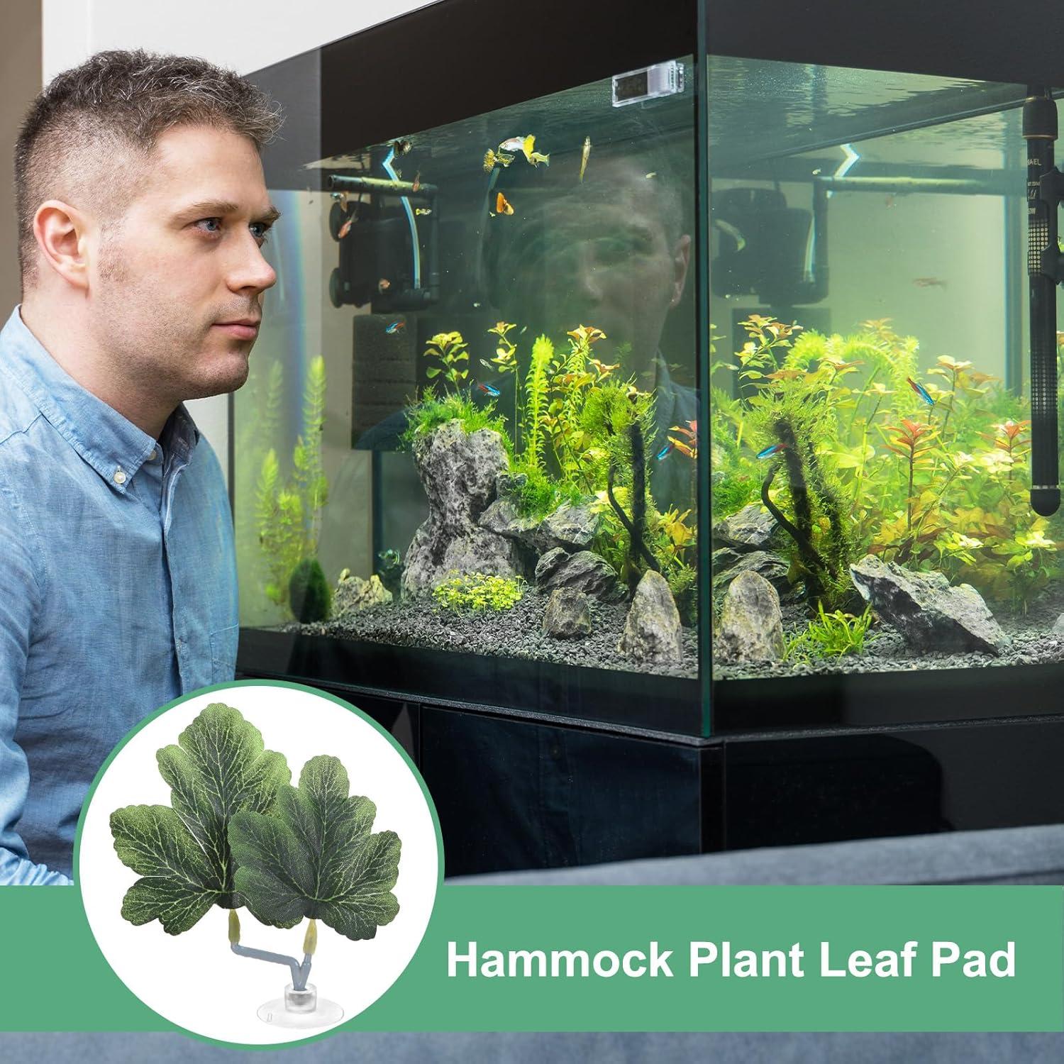 Almohadillas de Hoja para Peces Betta M METERXITY - 2 Piezas