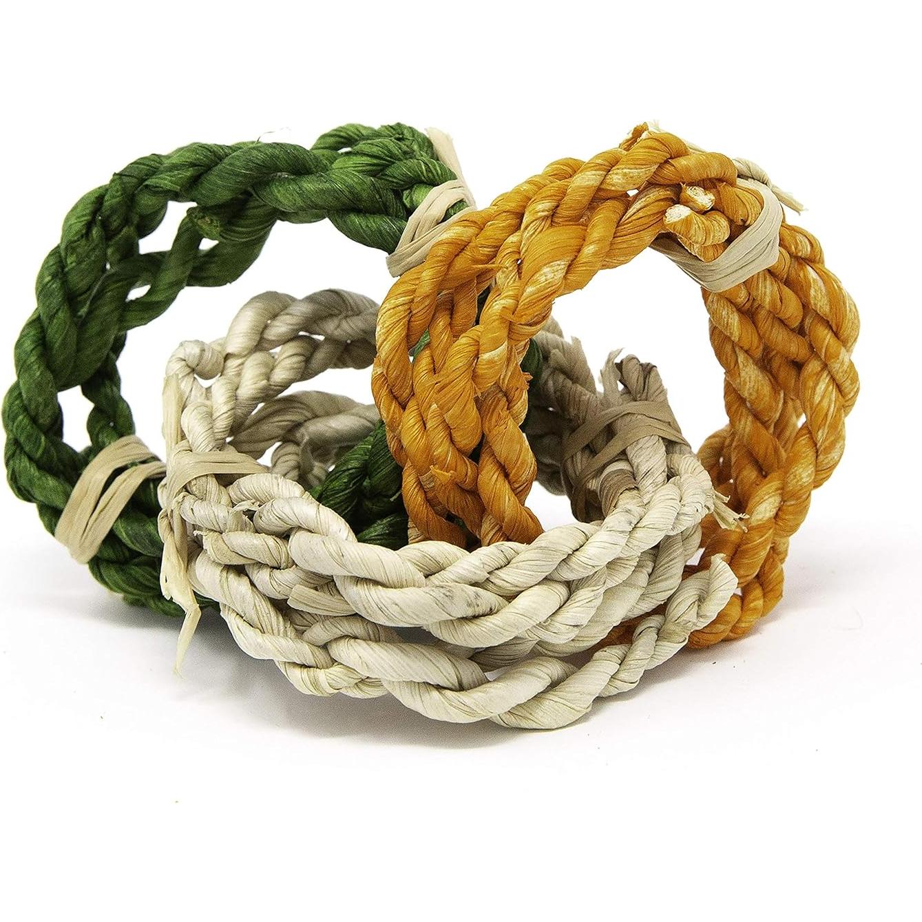 Anillos Torcidos Oxbow para Enriquecimiento de Mascotas 2 Pzas