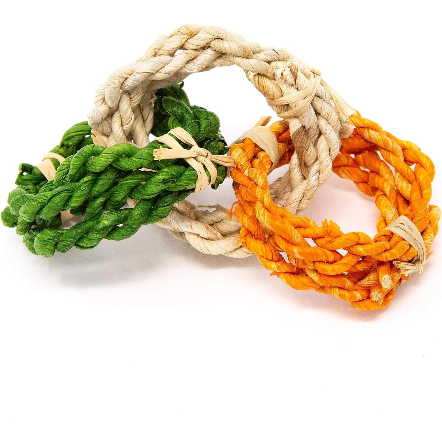 Anillos Torcidos Oxbow para Enriquecimiento de Mascotas 2 Pzas