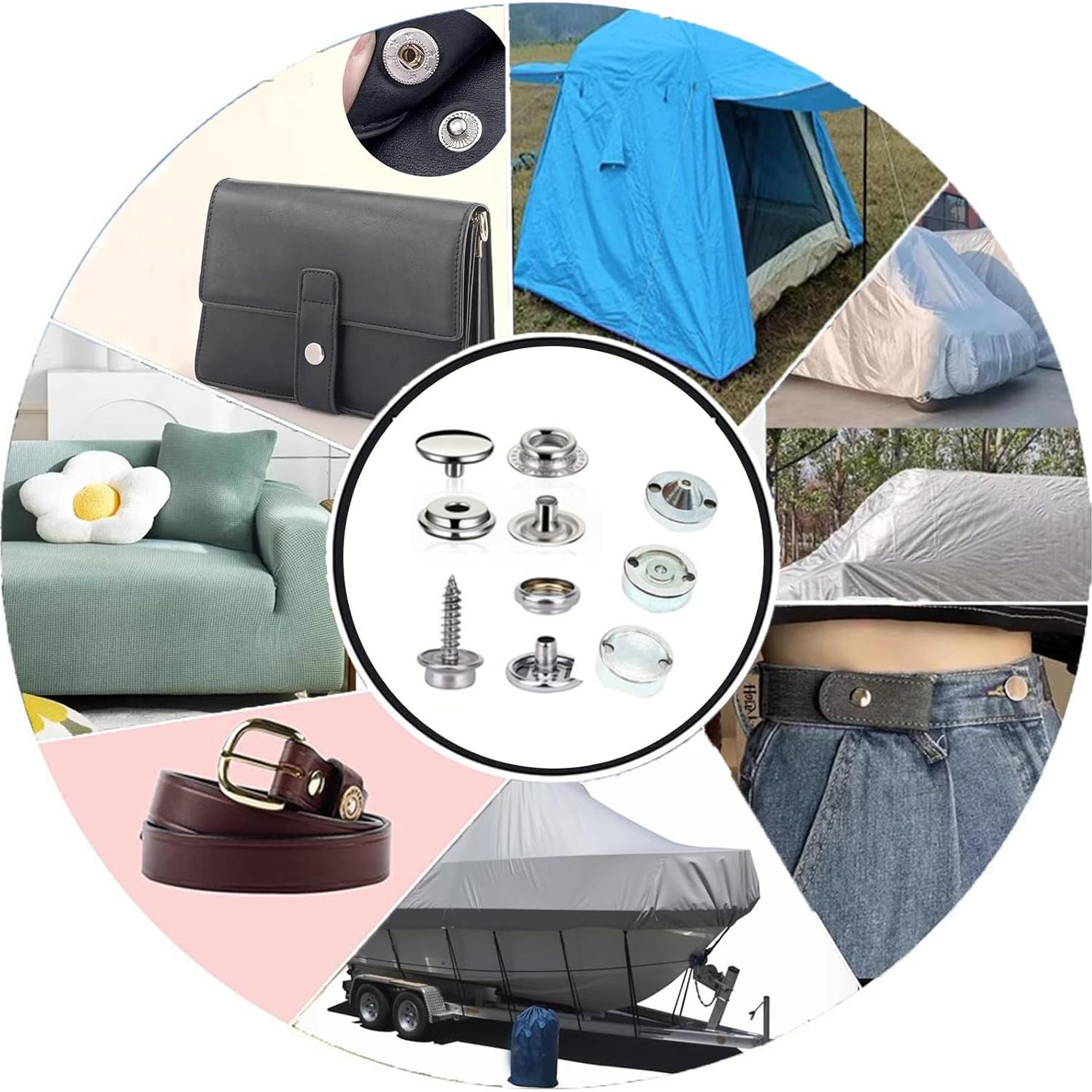 Herramienta de Sujetadores a Presión FUZHIJIA 60 Juegos Naranja