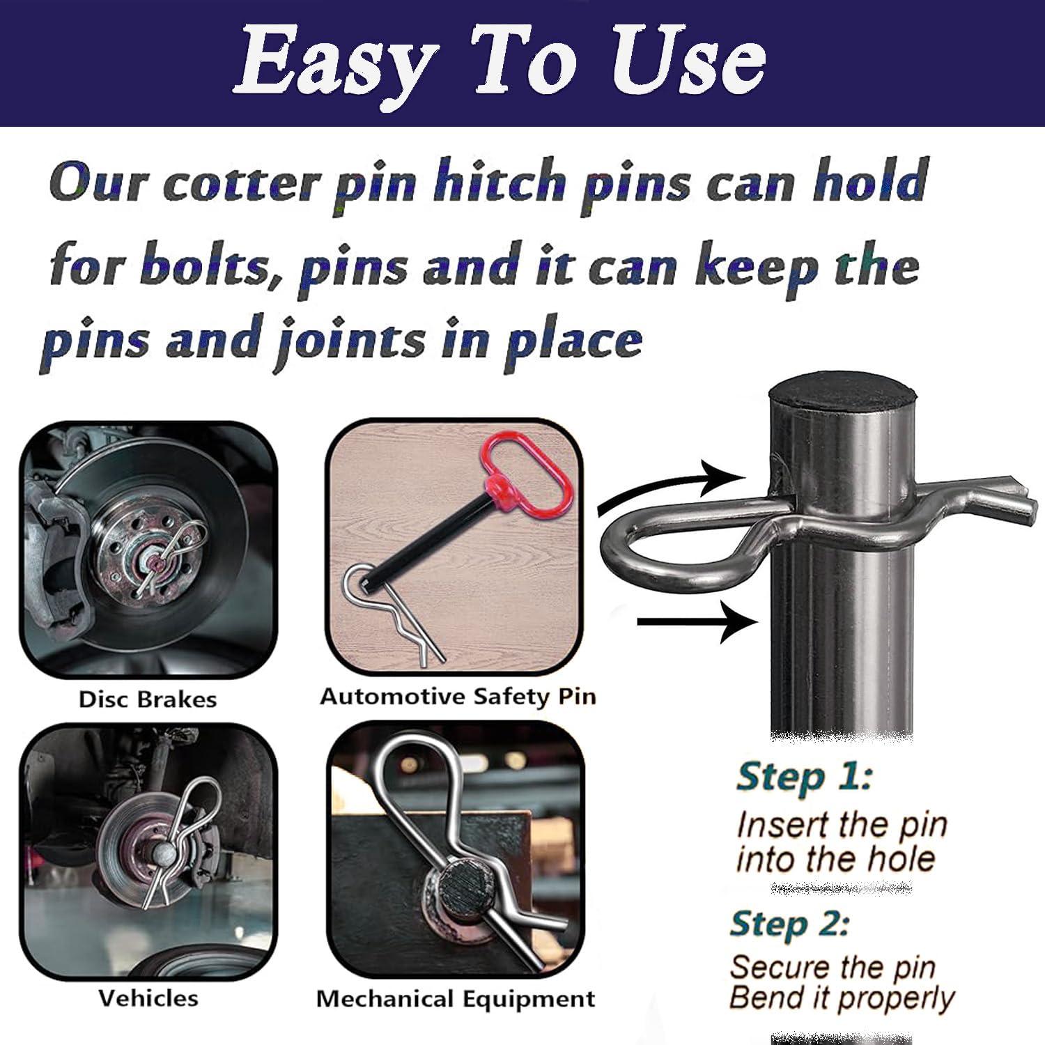 Clip de Pasador de Enganche R Ironking 10 Pcs 3mm x 60mm