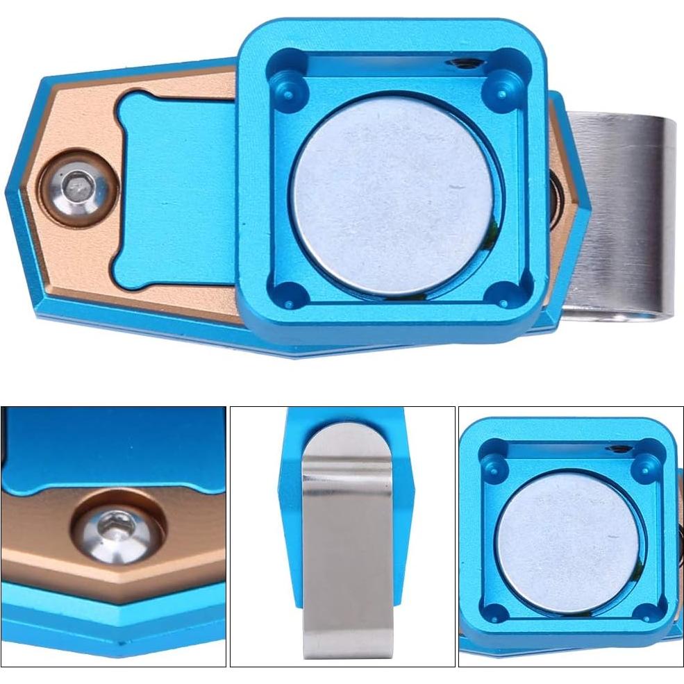 Estuche para Tiza de Billar VBESTLIFE Aluminio Azul