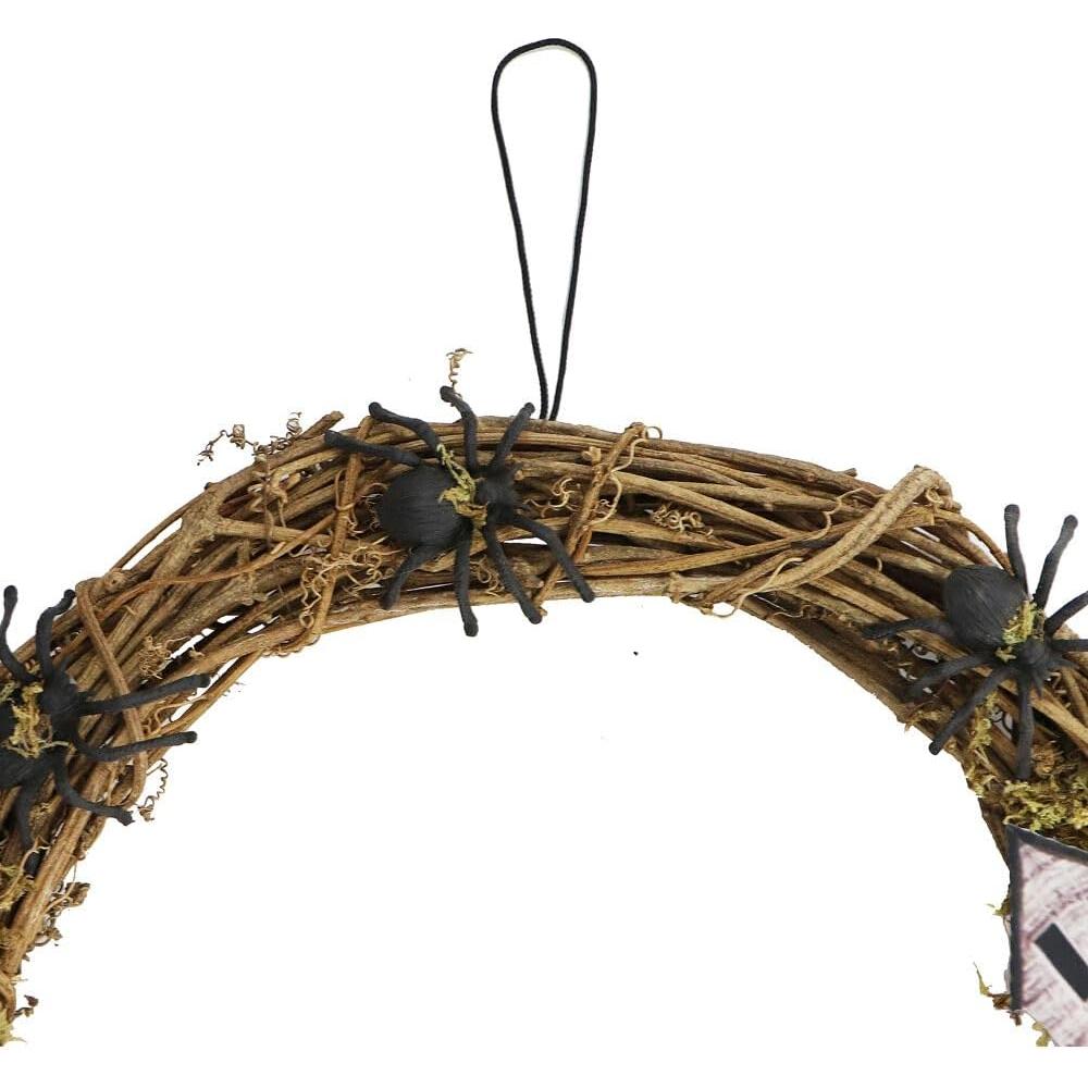 Corona de Sarmiento Natural 38 cm Haunted Hill Farm Halloween