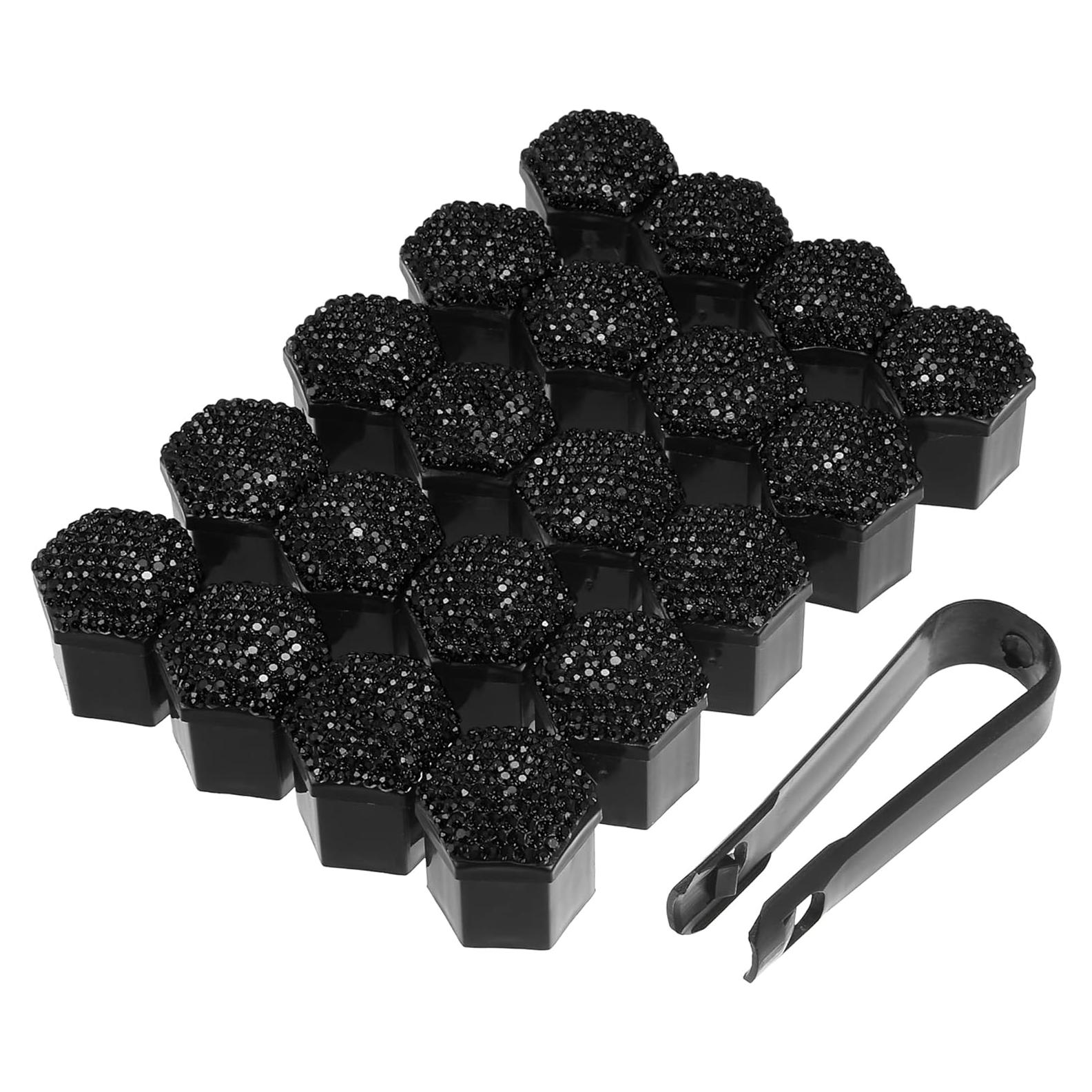 Cubiertas de Tuercas de Rueda X AUTOHAUX 21mm 20pcs Negro