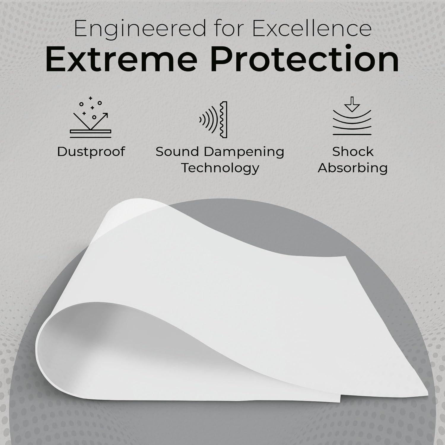 Hoja de Silicona Translúcida 50A Grado Alimenticio 22.86x7.62cm