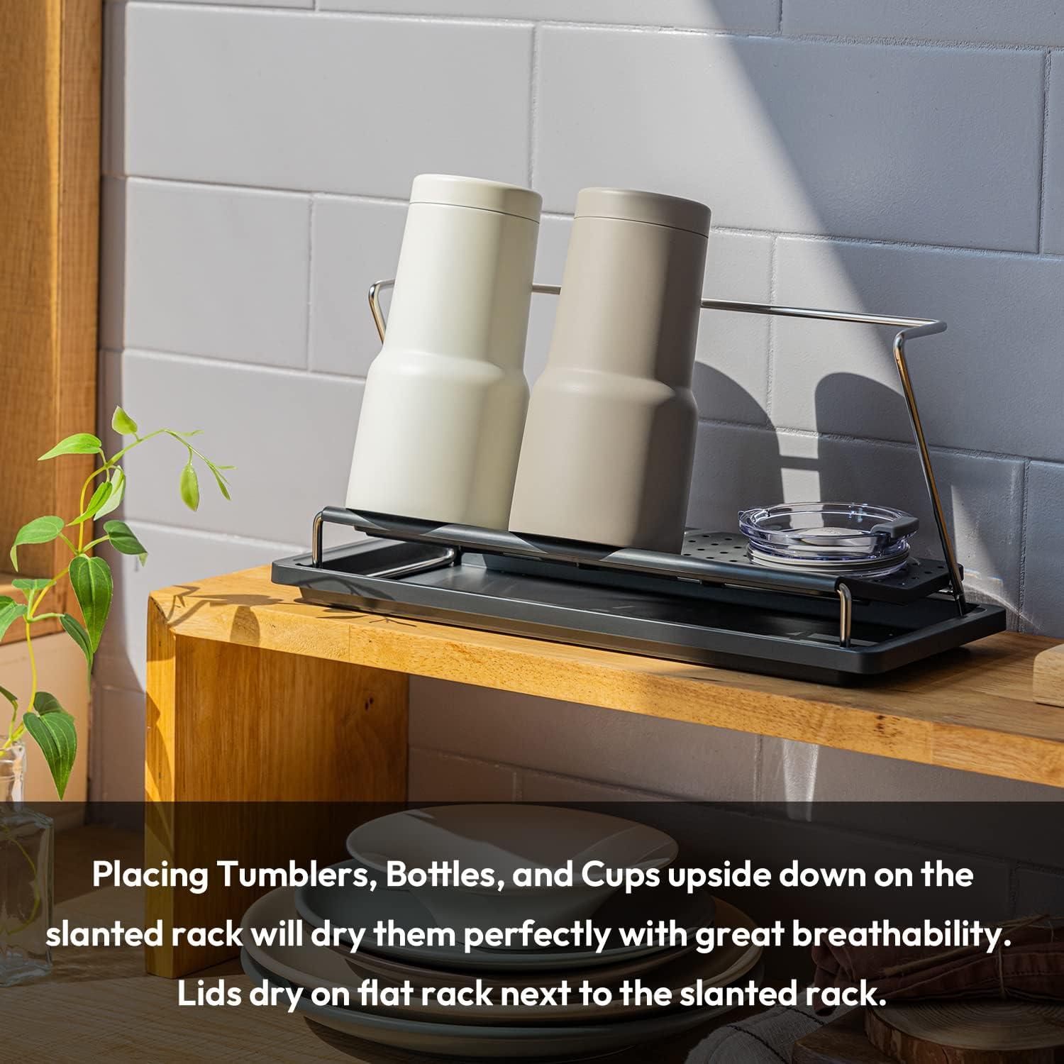 Soporte para Secar Botellas Carrotez - Negro, Polipropileno