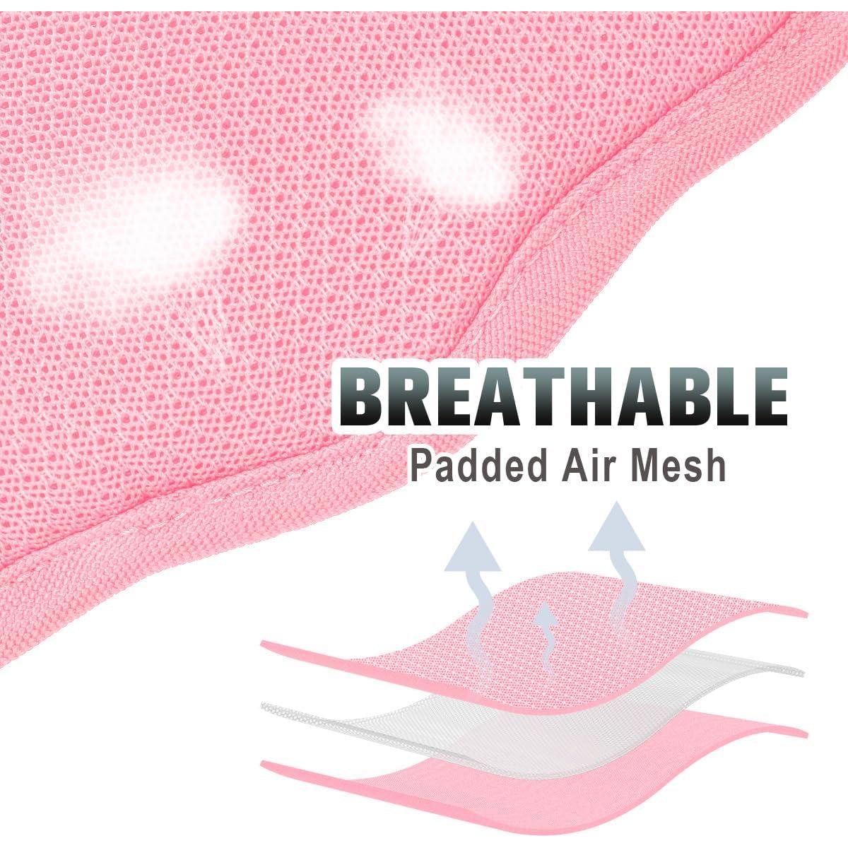 Arnés para Perros Grande BARKBAY Sin Tirones Reflectante Rosa