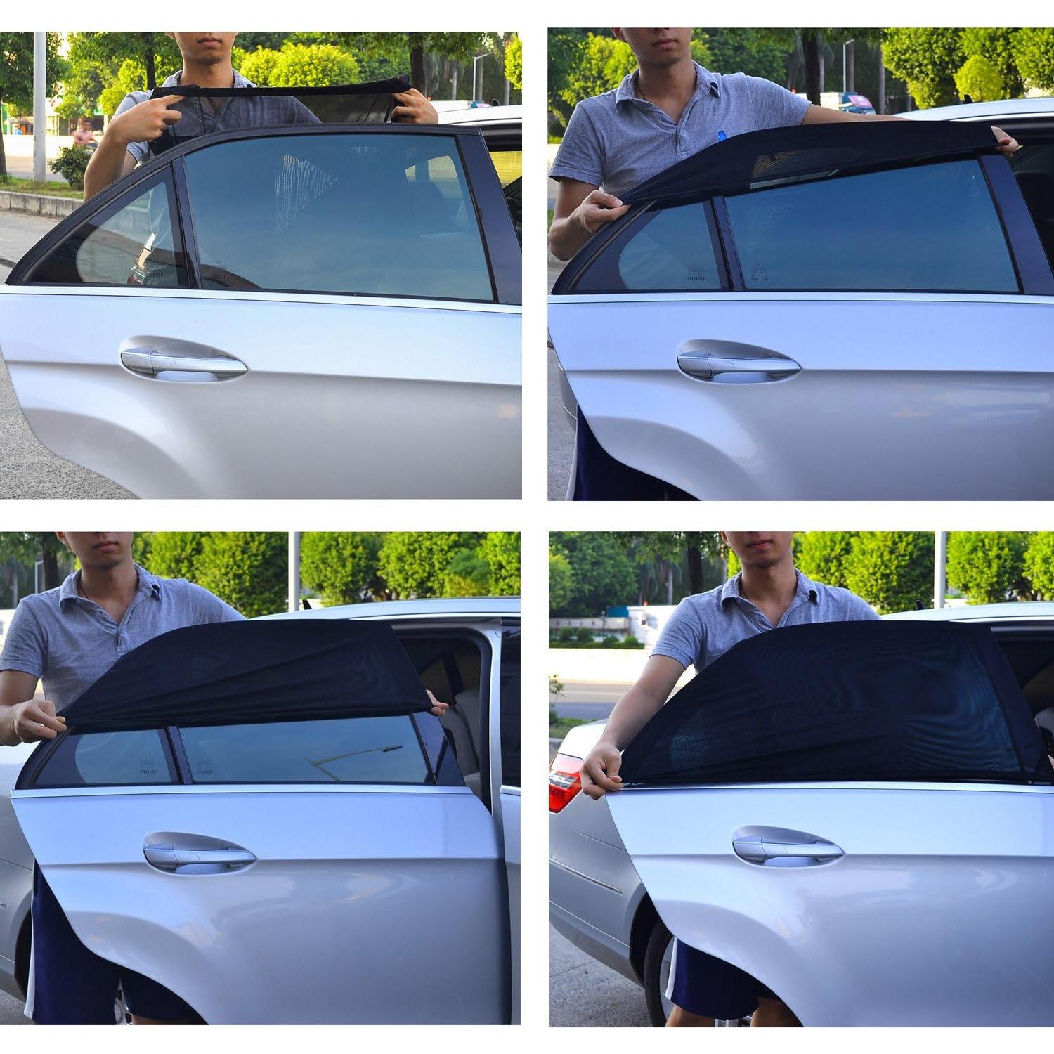 Protector Solar Universal TFY para Ventana Lateral Auto - 2 Piezas