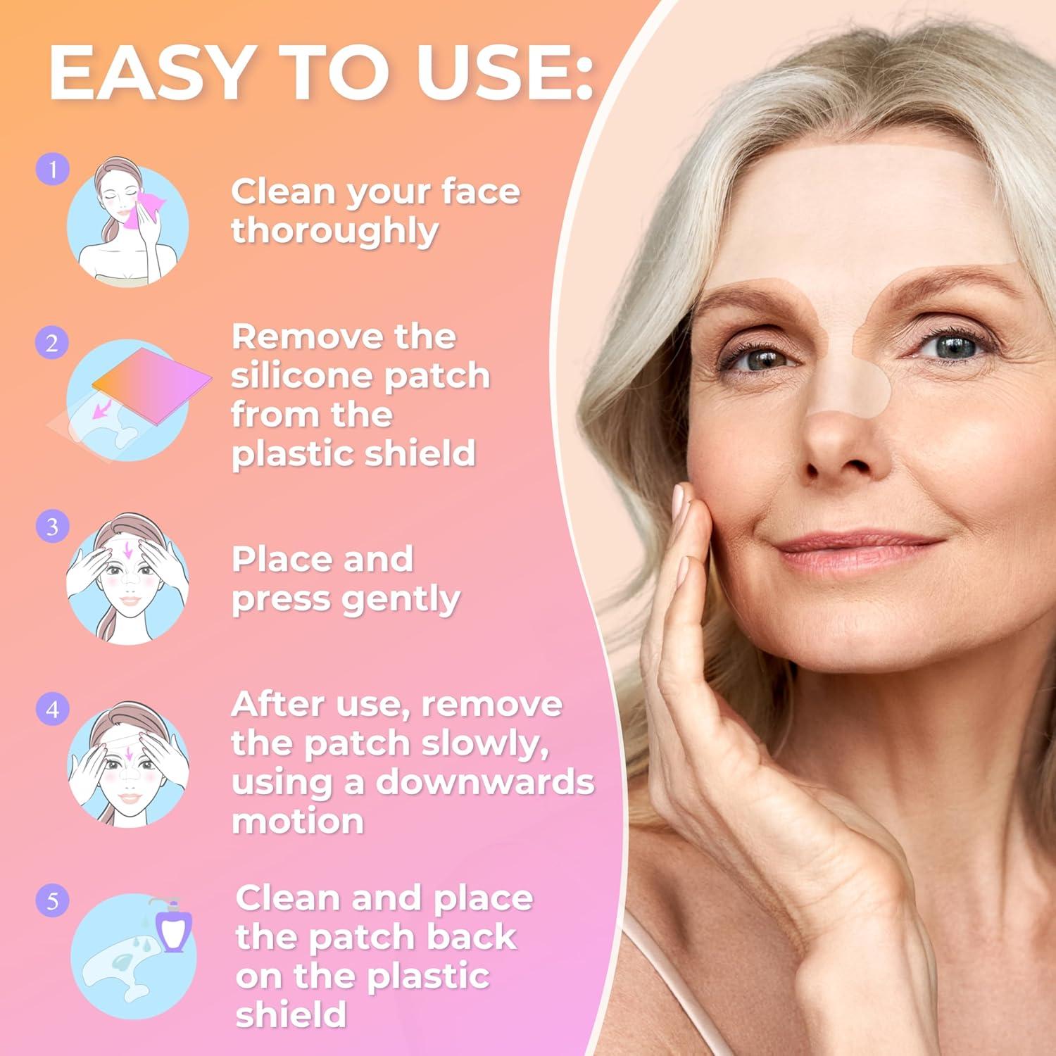 Parches de Silicona Antiarrugas Cleverfy - 2 Unidades Reutilizables