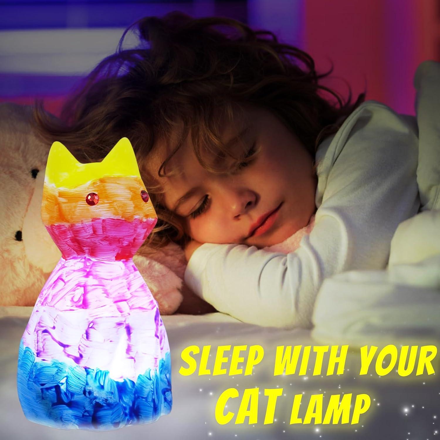 Kit de Lámpara de Gato HAPMARS para Pintar - 2 Piezas