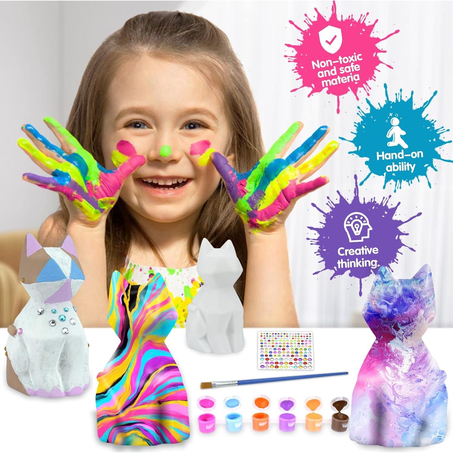 Kit de Lámpara de Gato HAPMARS para Pintar - 2 Piezas