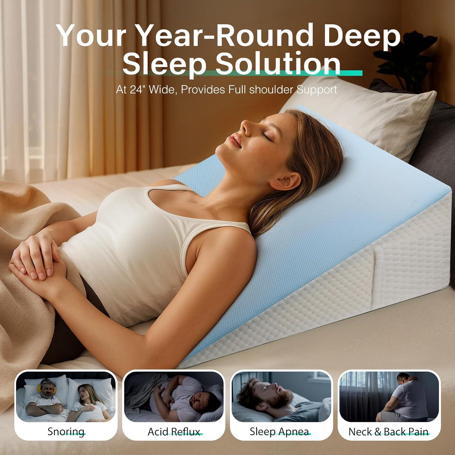 Almohada en Cuña DeerFable WP01 19 cm Espuma Viscoelástica