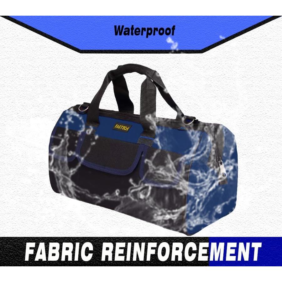 Bolsa de herramientas FASTECH 22" impermeable con 17 bolsillos