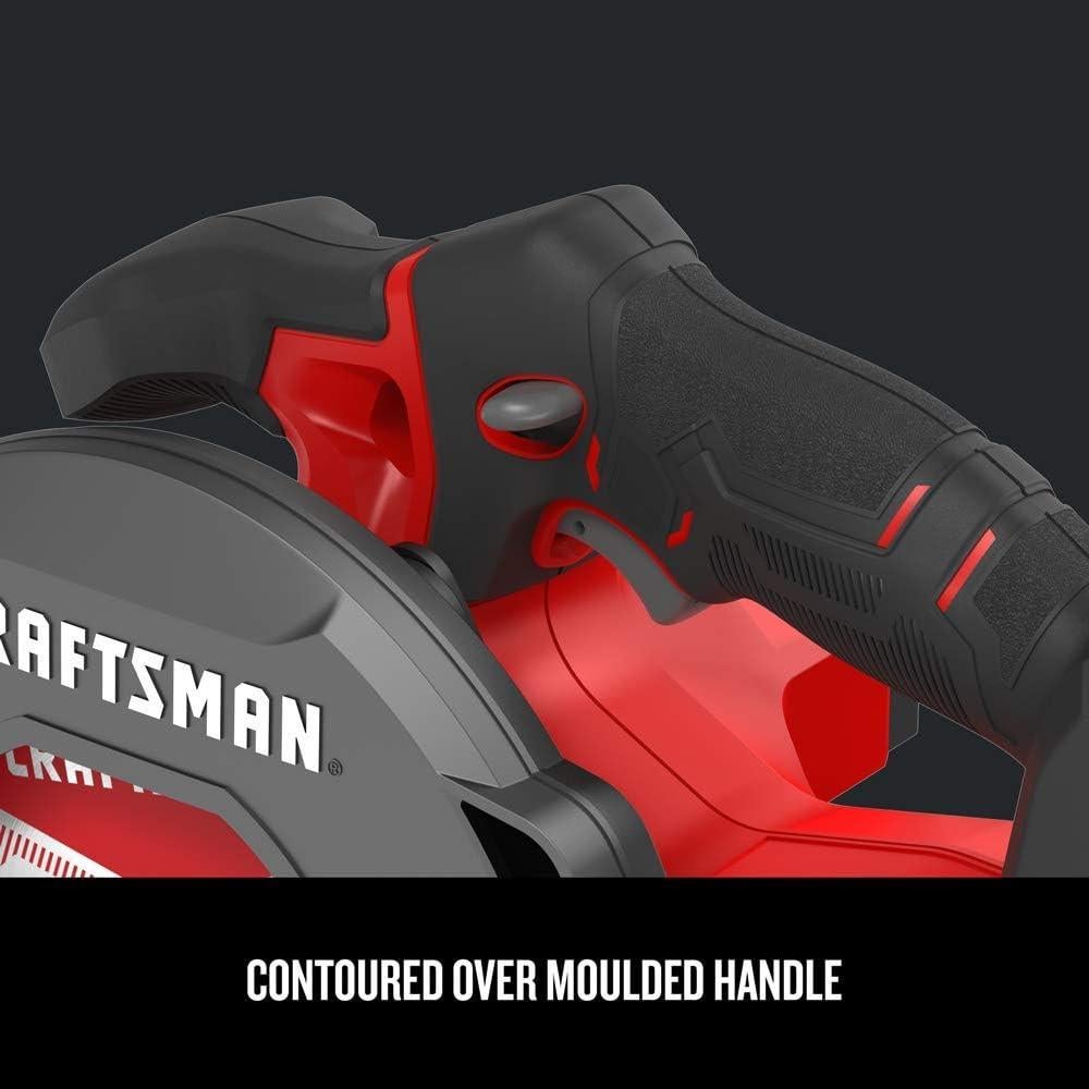 Sierra Circular Inalámbrica Craftsman V20 6.5" con Batería 4Ah
