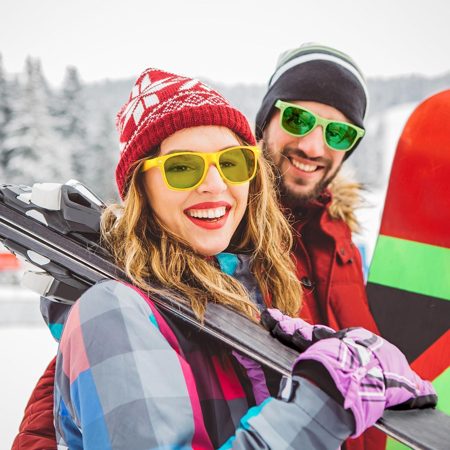 Gafas de Sol Coloridas Pibupibu - 8 Piezas UV400 Unisex