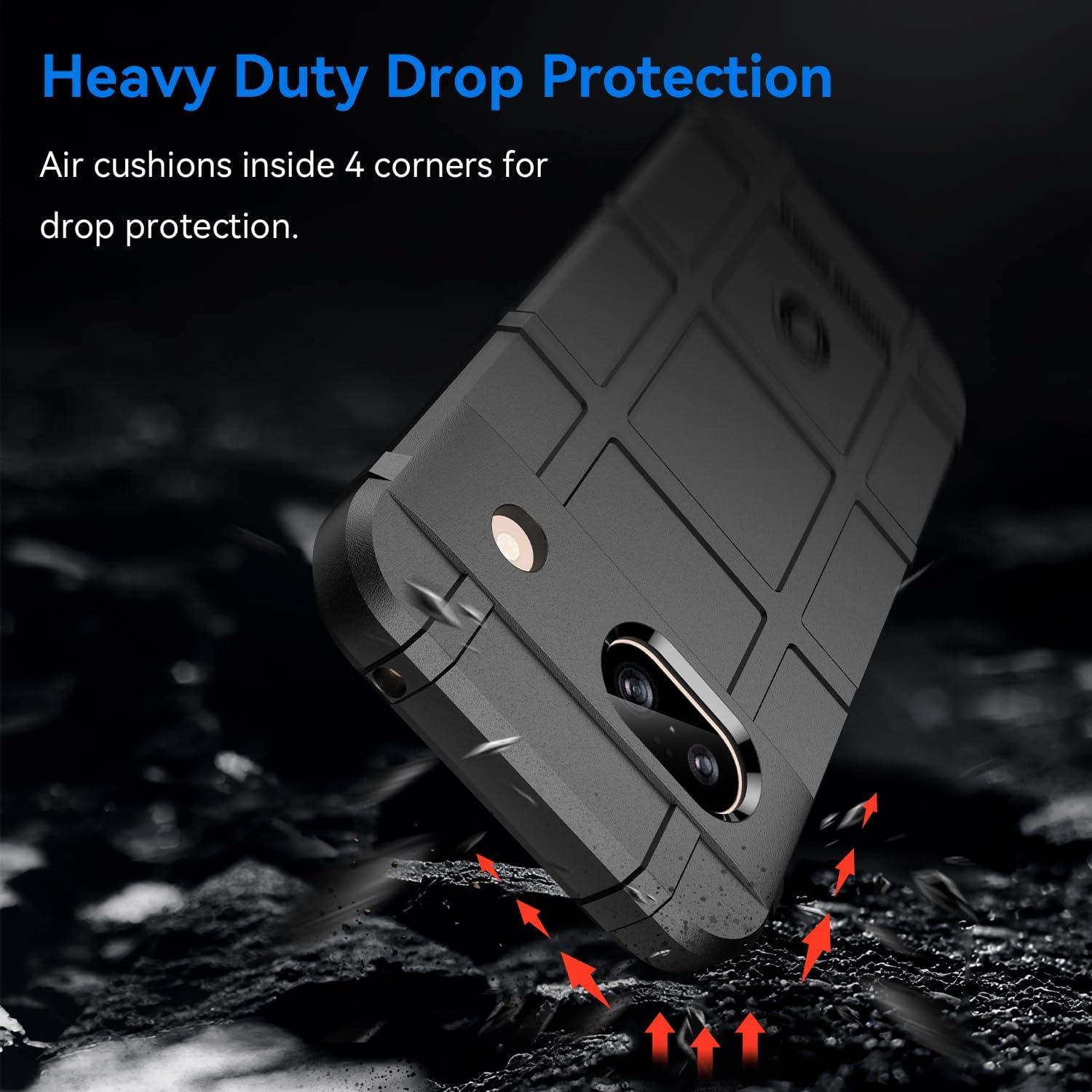 Funda Ajustada Rugged Shield para Google Pixel 8A - Protección Militar