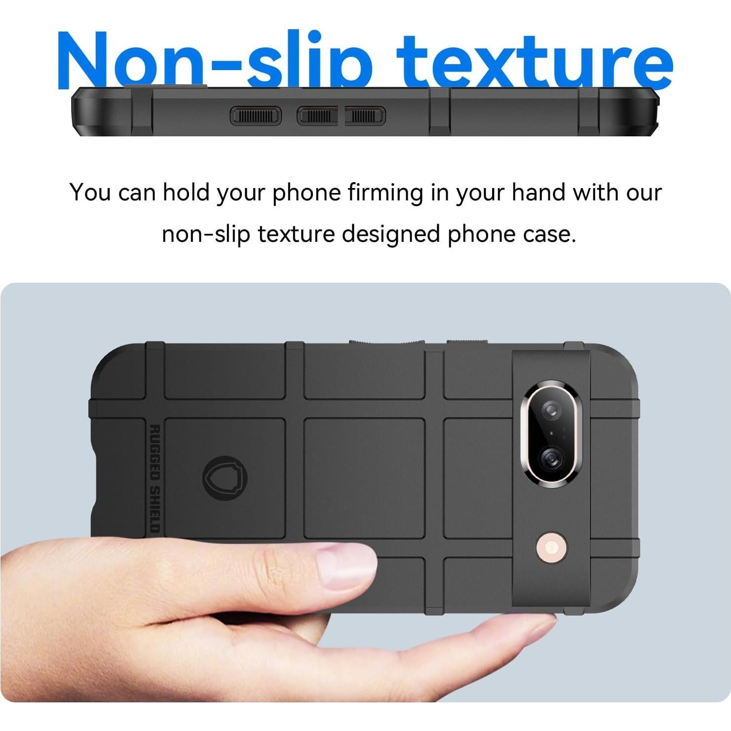 Funda Ajustada Rugged Shield para Google Pixel 8A - Protección Militar