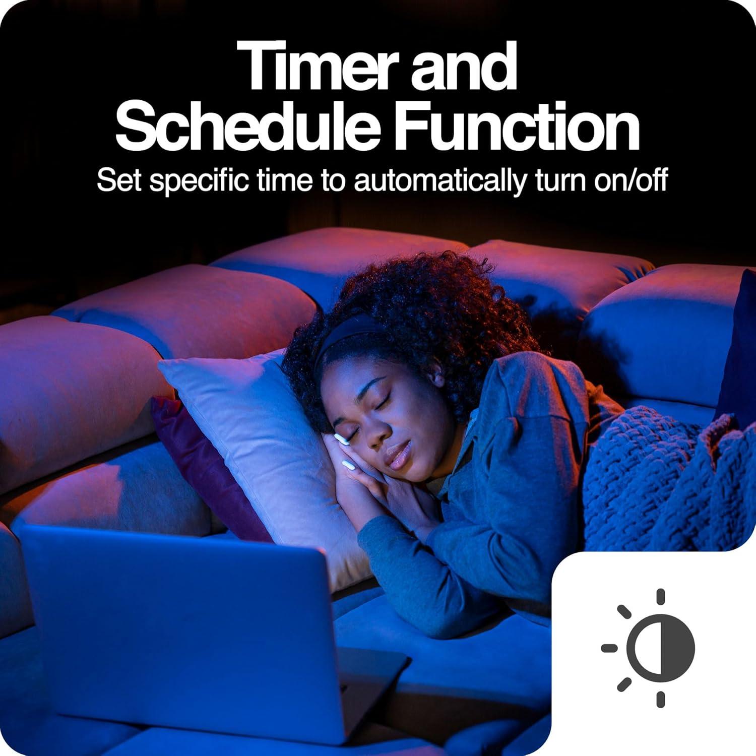 Bombilla Inteligente Wi-Fi Intermatic ABRA A19 RGB 800 Lúmenes