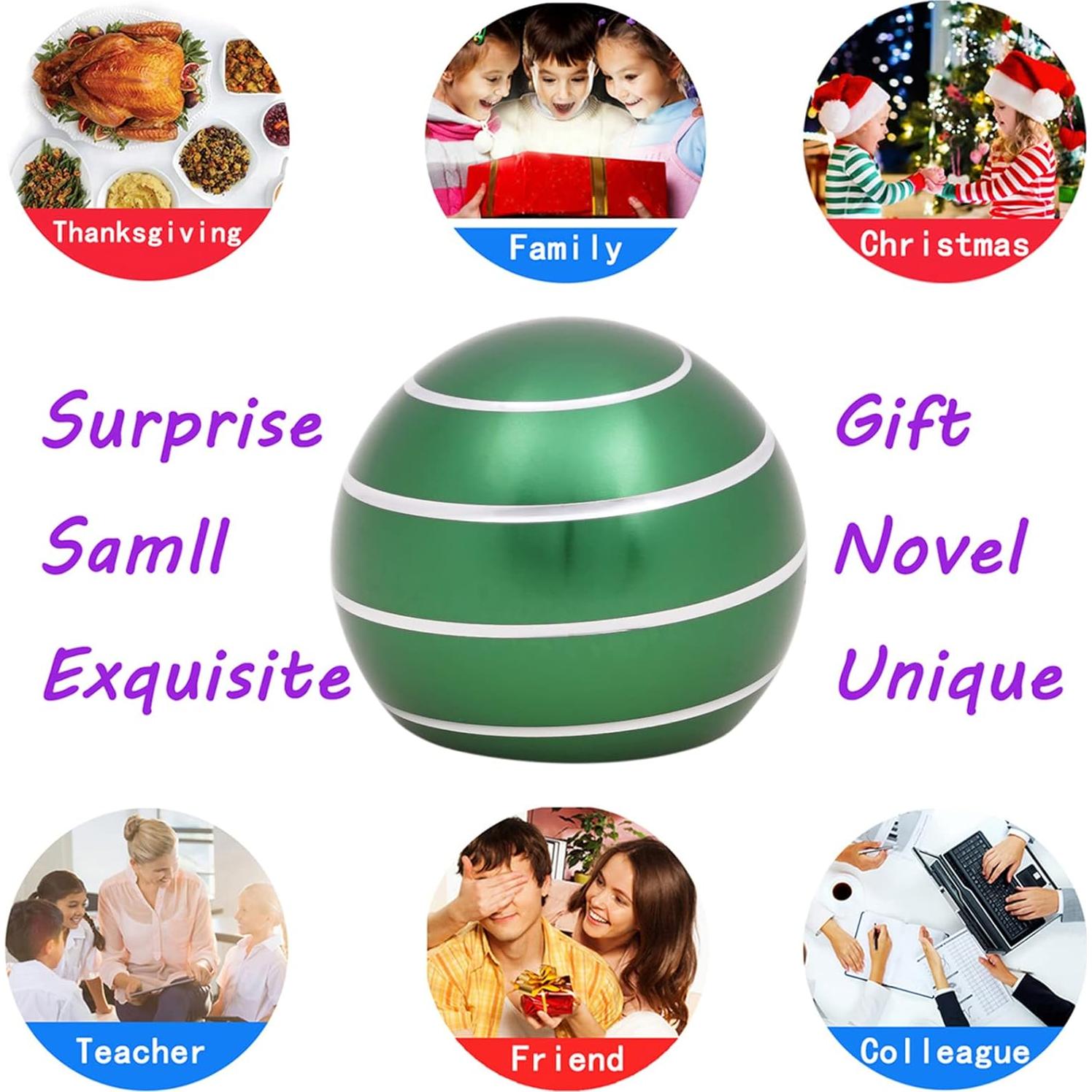 Juguete de escritorio fidget Comreda verde 3.81cm alivio estrés